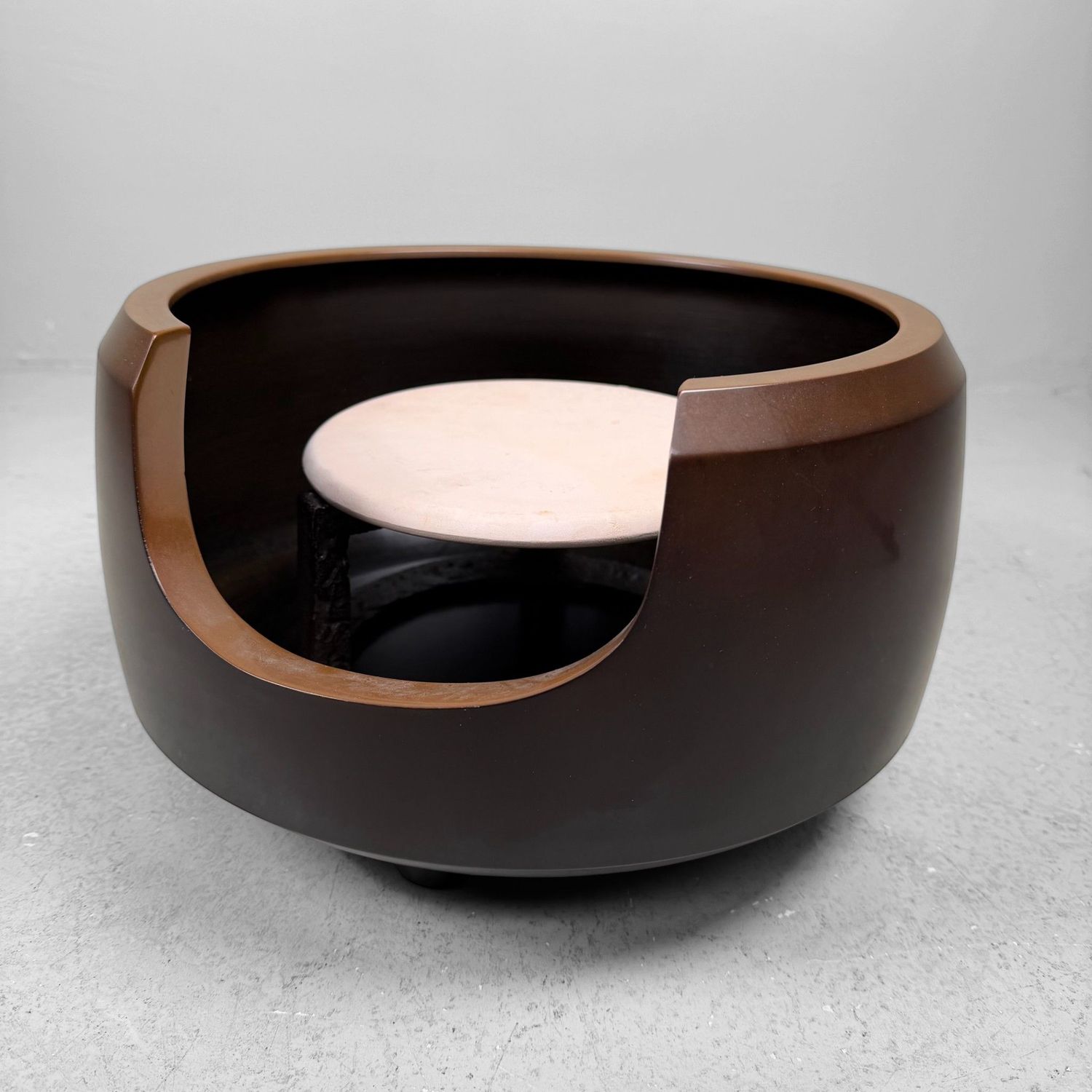 Copper Furo Tea Ceremony Set with Gotoku, Kyoto, 1970s–80s