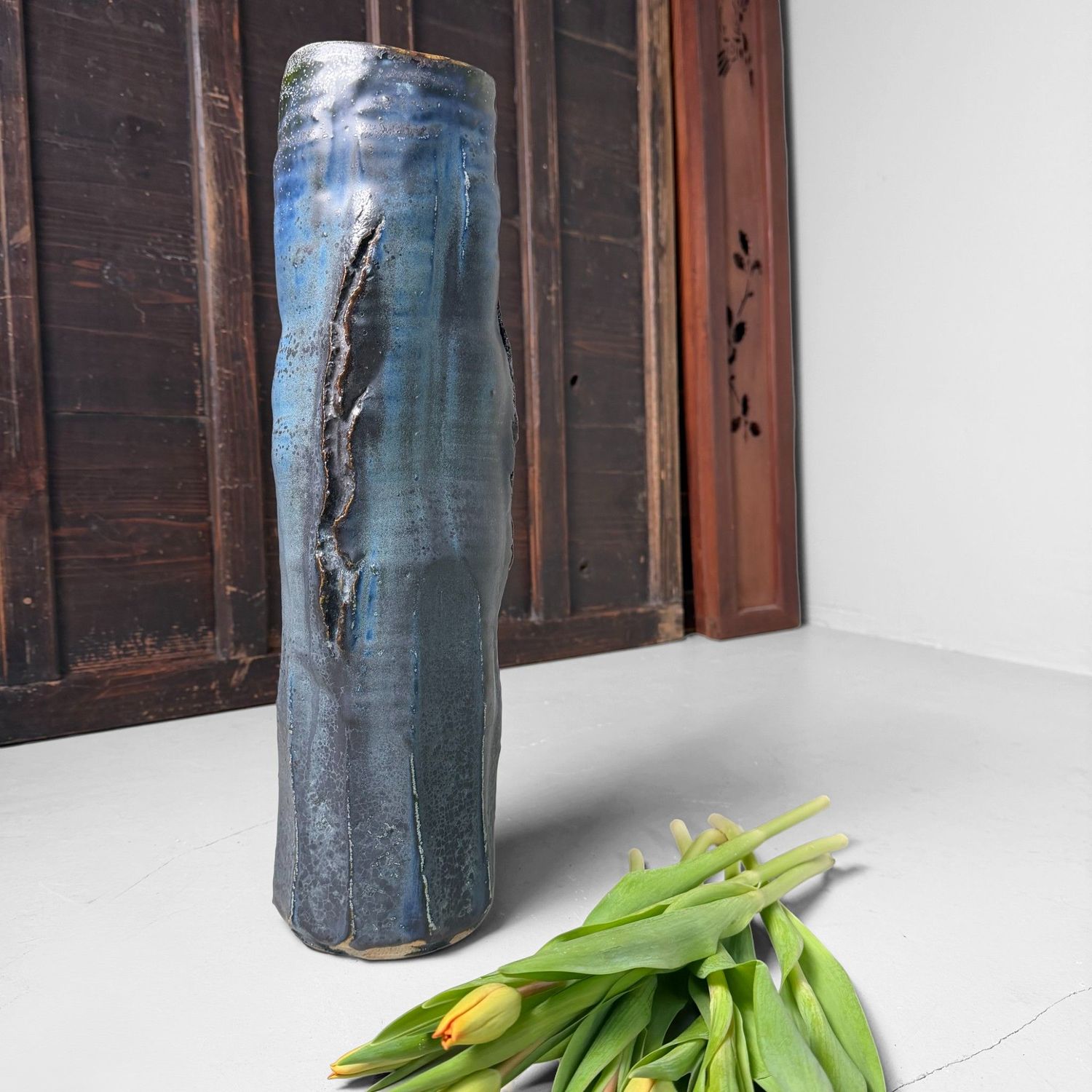Rare Organic Ikebana Vase by Kato Usuke, 1960s–1970s