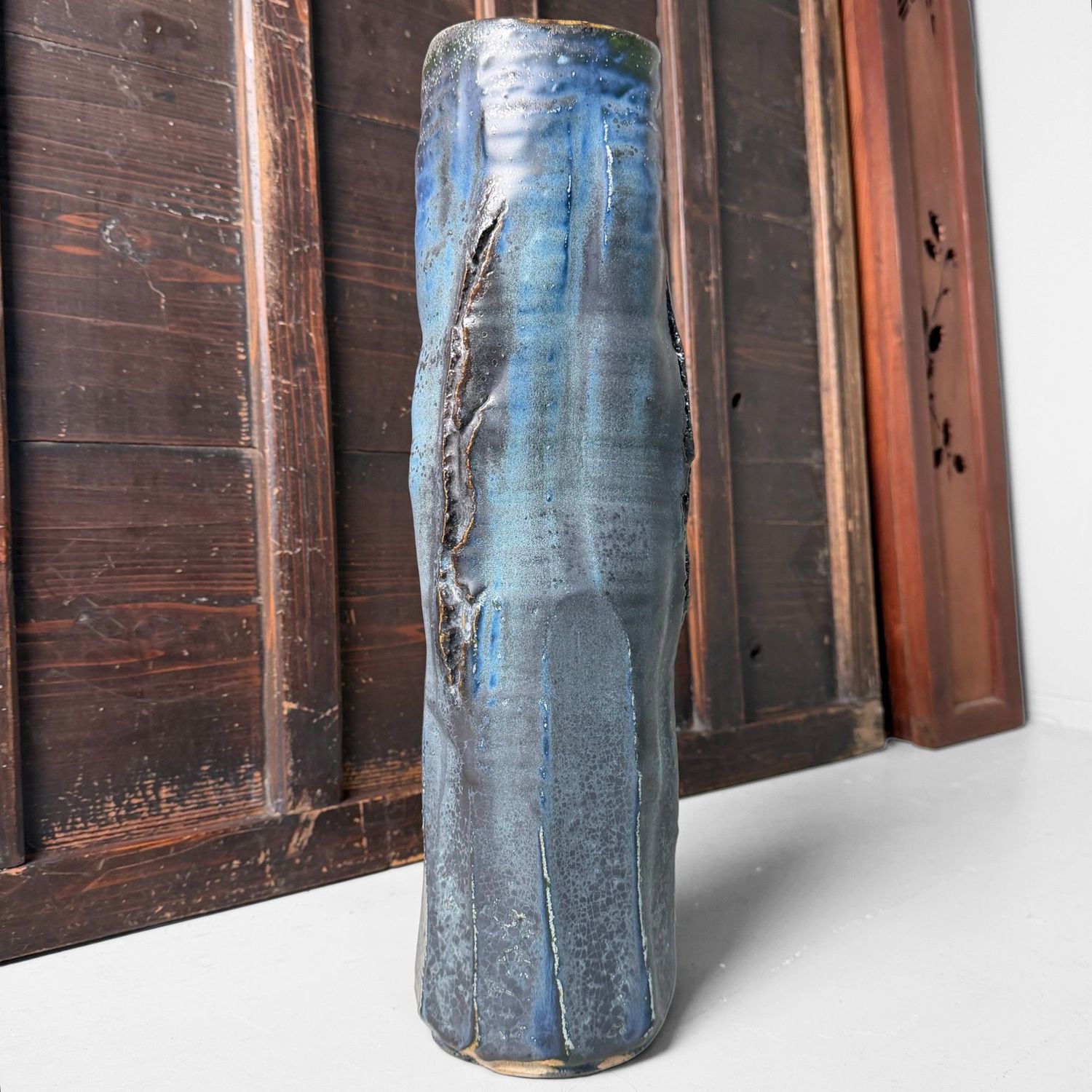 Rare Organic Ikebana Vase by Kato Usuke, 1960s–1970s