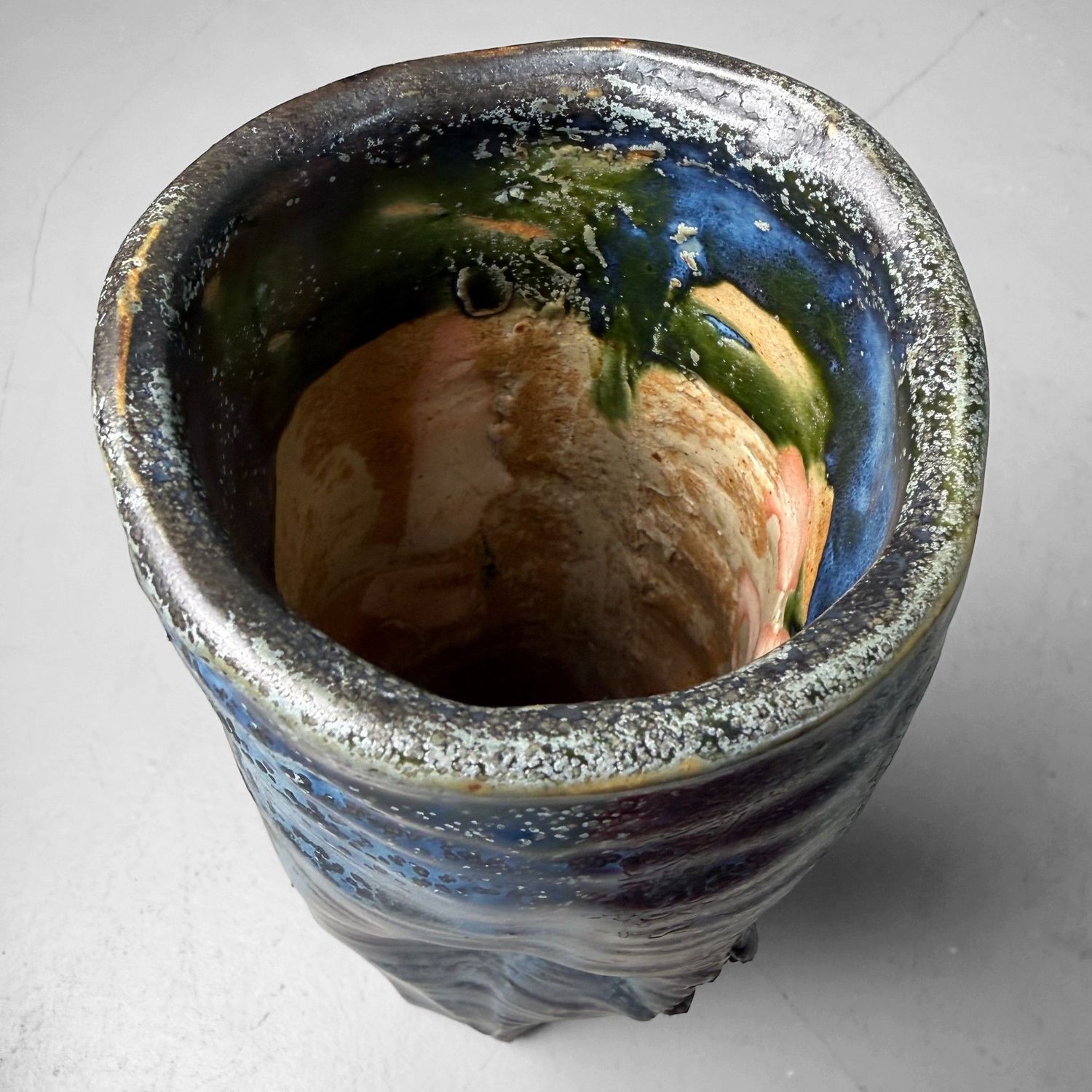 Rare Organic Ikebana Vase by Kato Usuke, 1960s–1970s