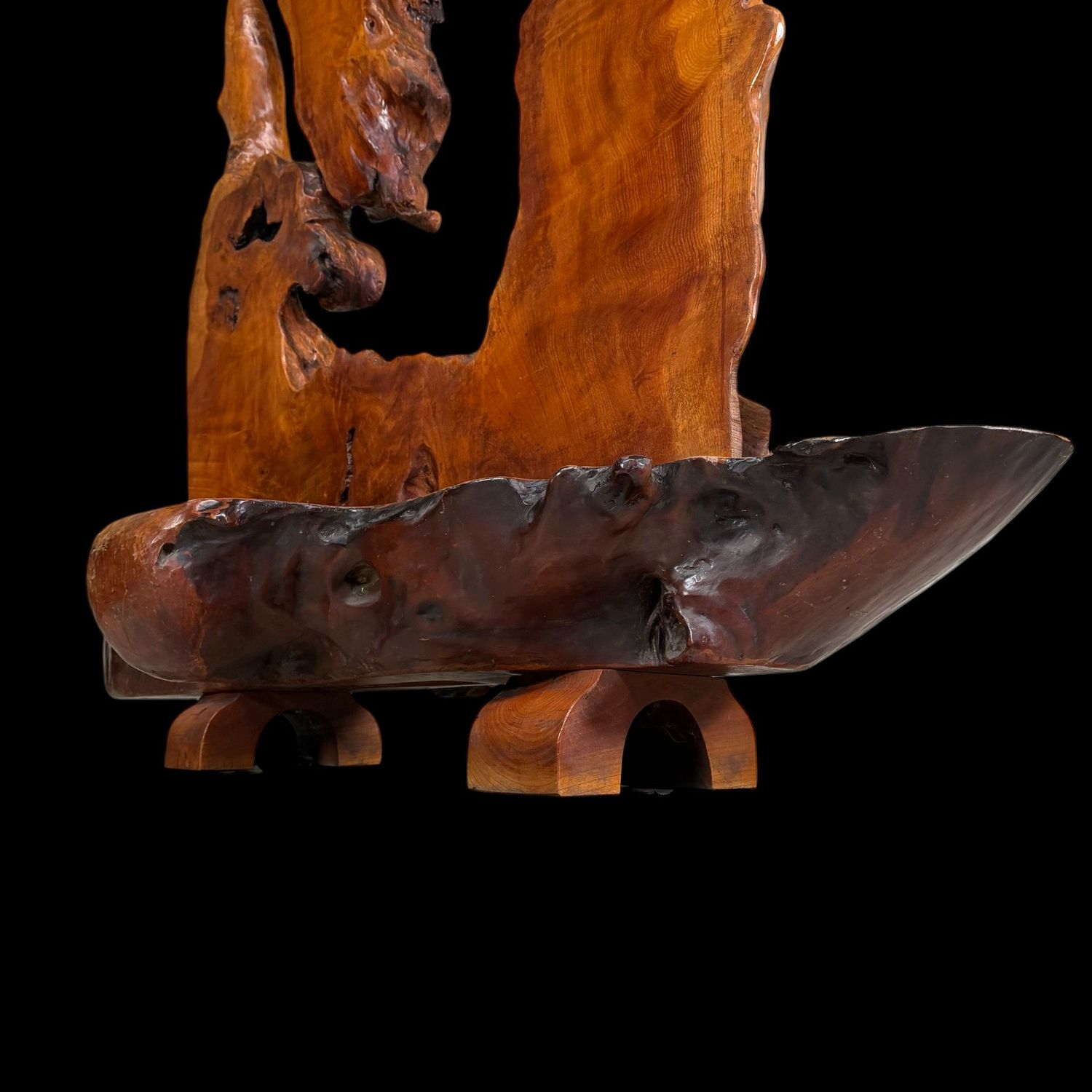 Monumental Japanese Root Wood Sculpture, Display Object, 1950s