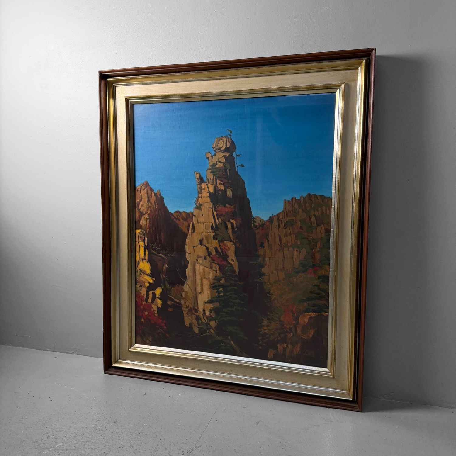 Mount Kumgang door Park Jeon-yeol, Olieverf op doek, 1961.