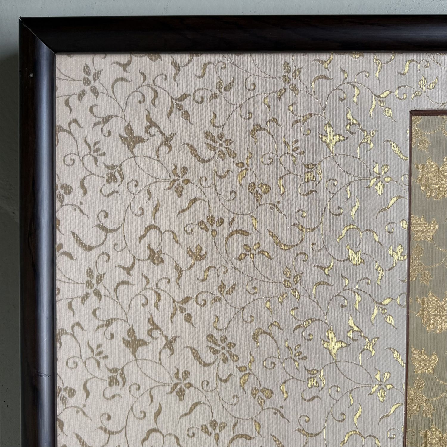 Monumental Japanese Calligraphy “Zen” (禅) in Black Lacquer Frame, c. 1970