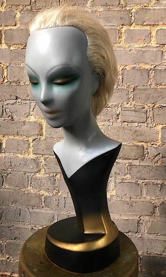 Art Deco Etalagebuste met Blond Echt Haar, ca. 1920–1930