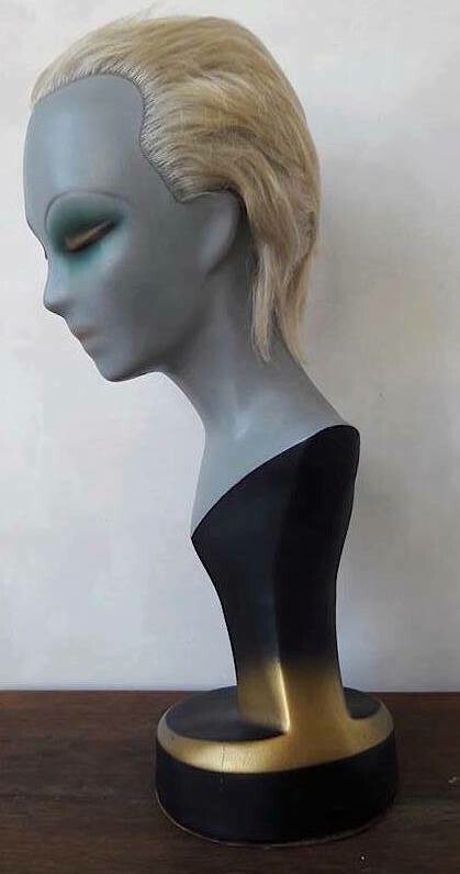 Art Deco Etalagebuste met Blond Echt Haar, ca. 1920–1930