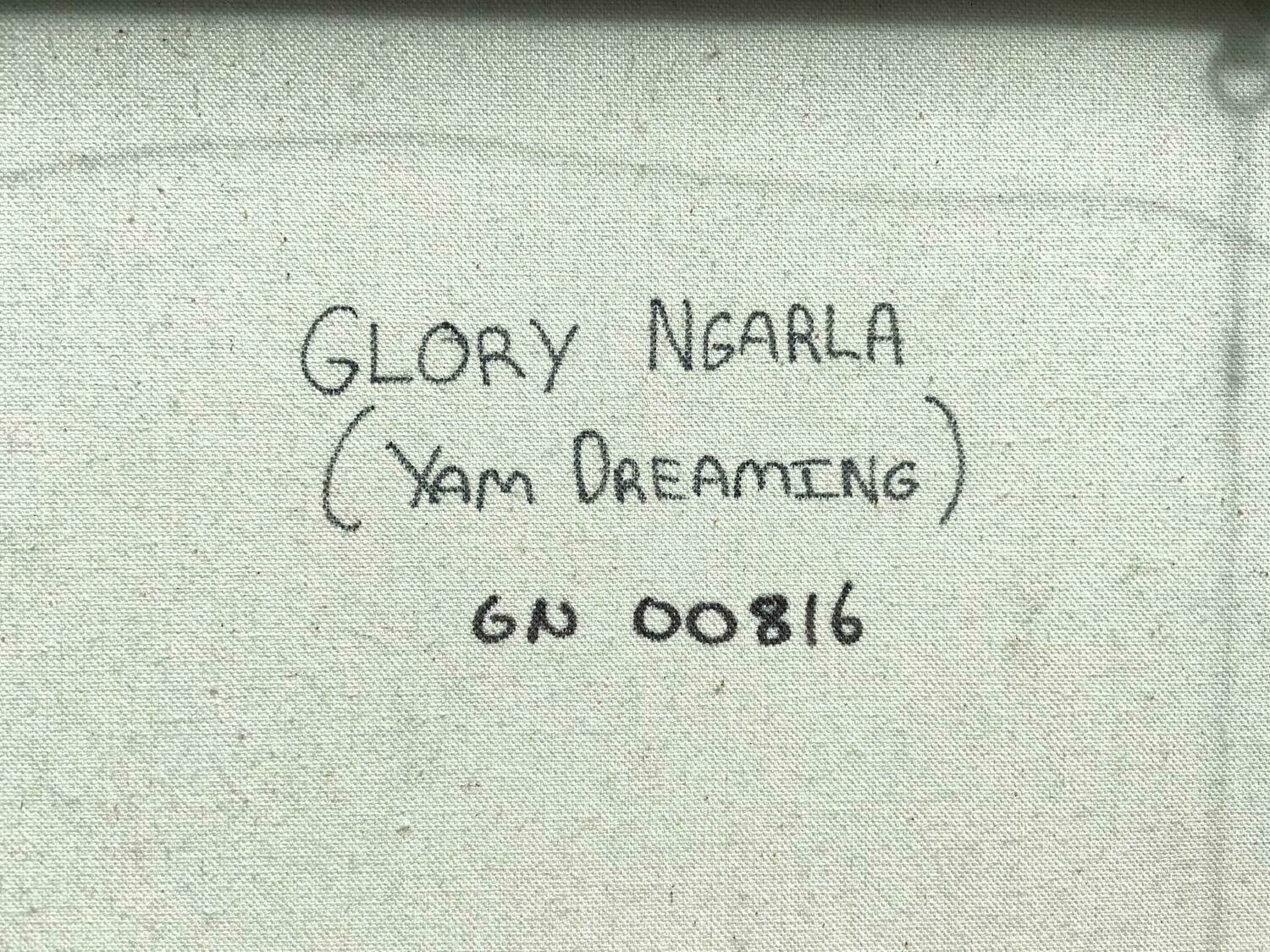 Glory Ngarla – ‘Yam Dreaming’, Original Acrylic on Canvas
