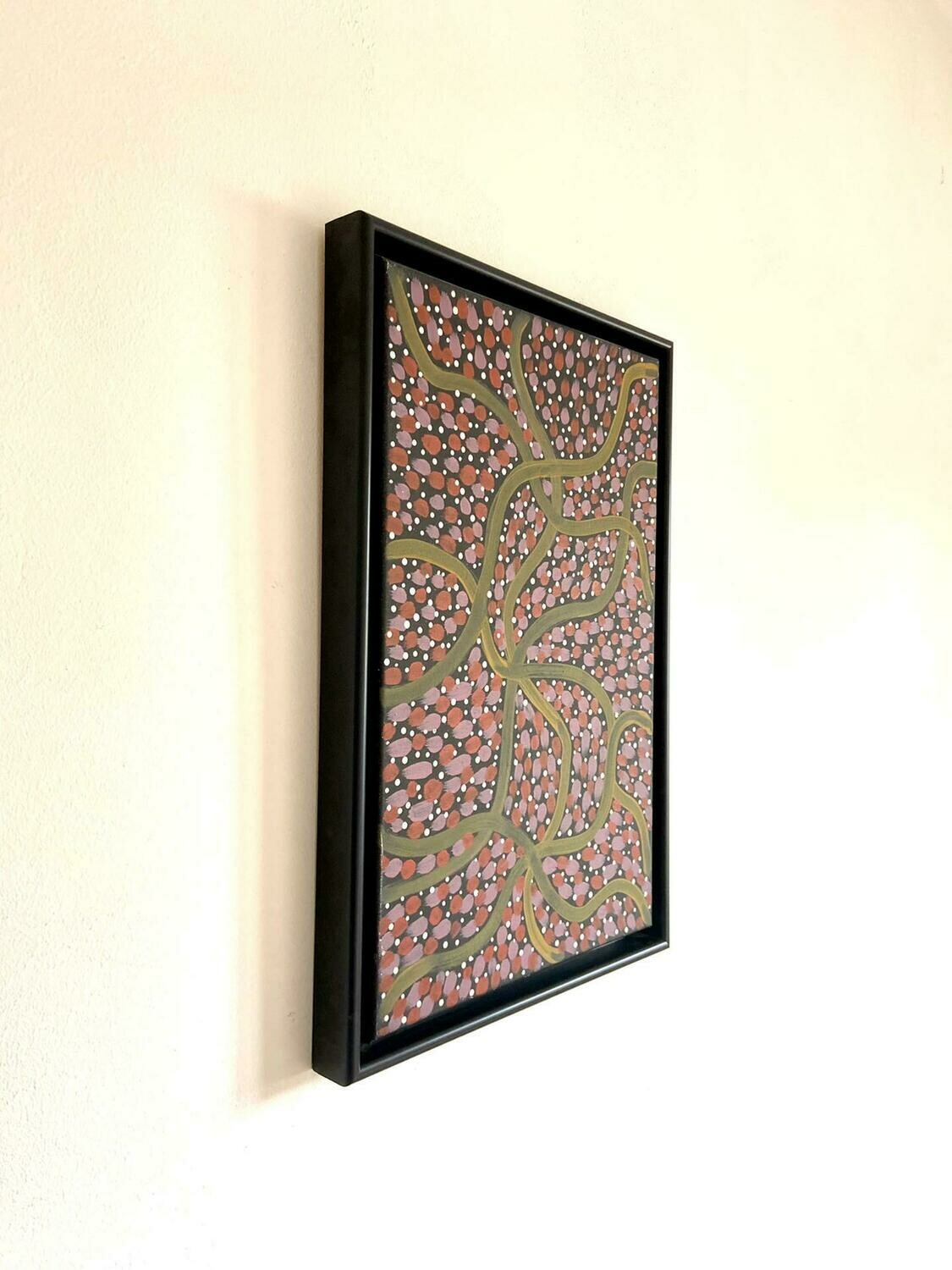 Glory Ngarla – ‘Yam Dreaming’, Original Acrylic on Canvas