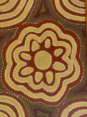 Paar Aboriginal Schilderijen ‘Women’s Ceremony’, jaren 1980
