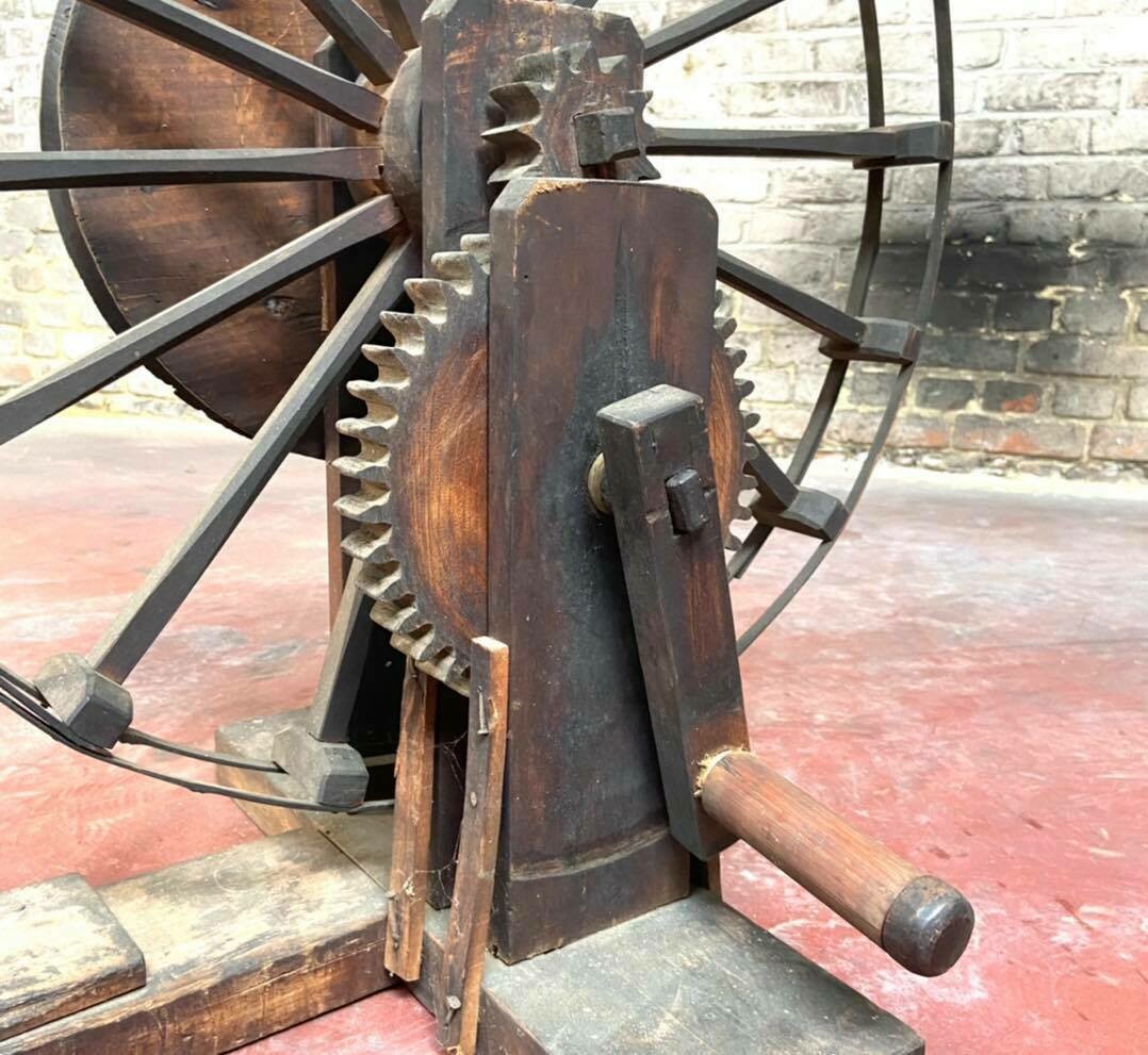 Antique Japanese Zakuri Silk Reel, Meiji Period