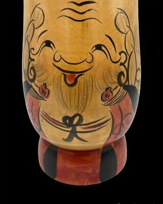 Vintage Sōsaku Kokeshi of Fukurokuju, ca. 1960–1980