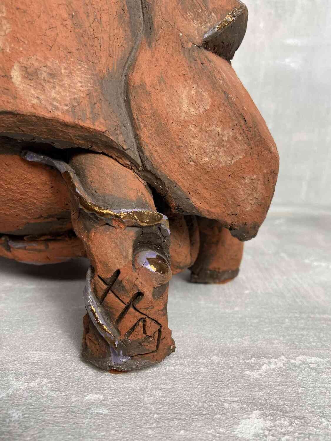 Terracotta Fantasy Creature by Michel Herreman Terracotta Fantasy Creature by Michel Herreman