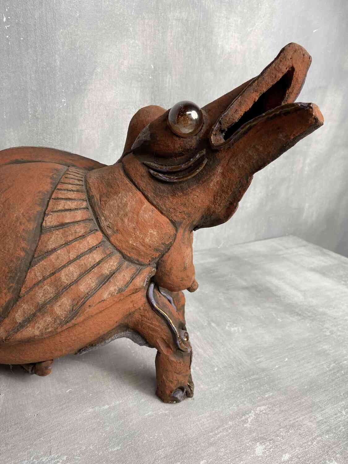 Terracotta Fantasy Creature by Michel Herreman Terracotta Fantasy Creature by Michel Herreman