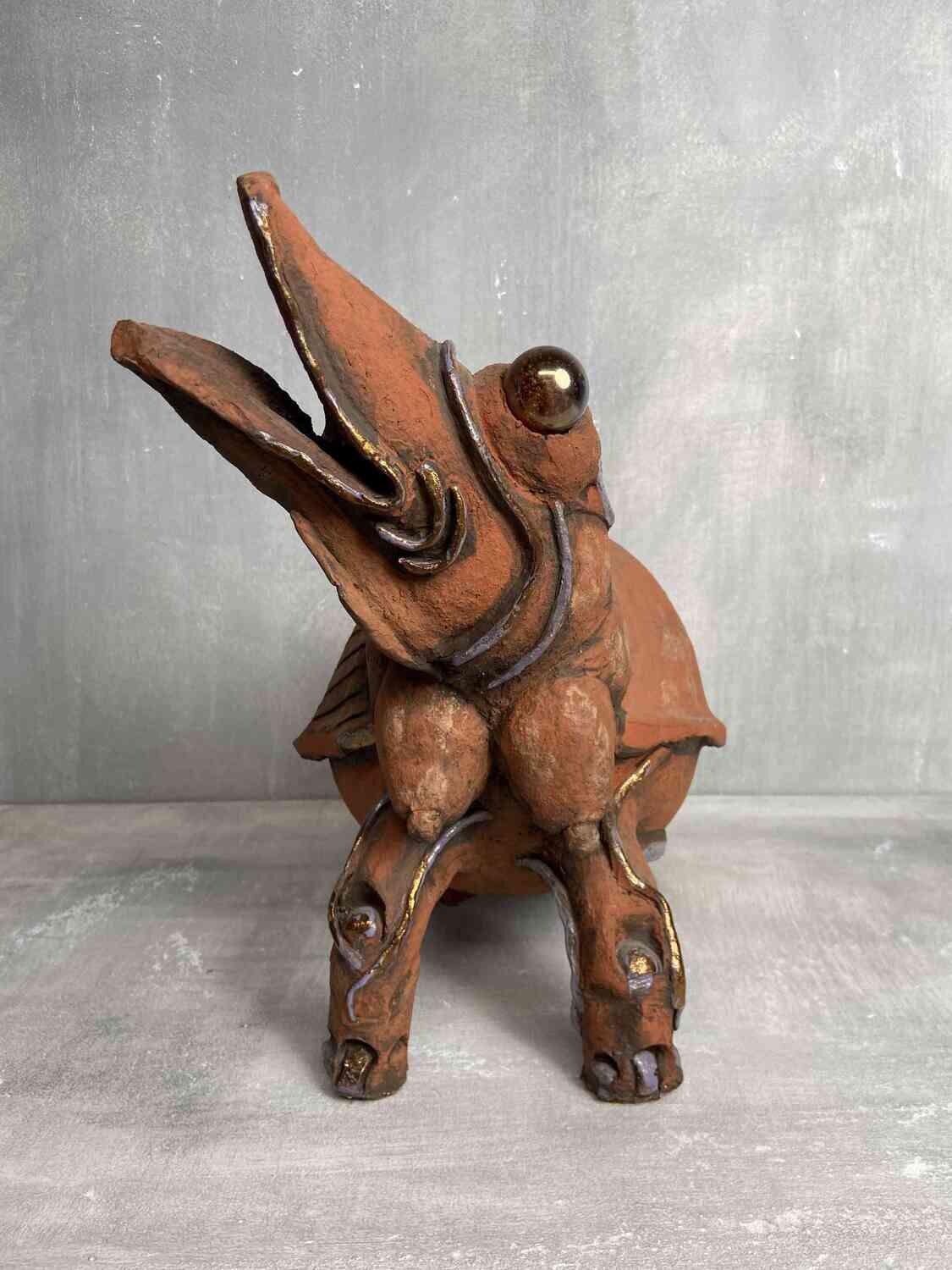Terracotta Fantasy Creature by Michel Herreman Terracotta Fantasy Creature by Michel Herreman