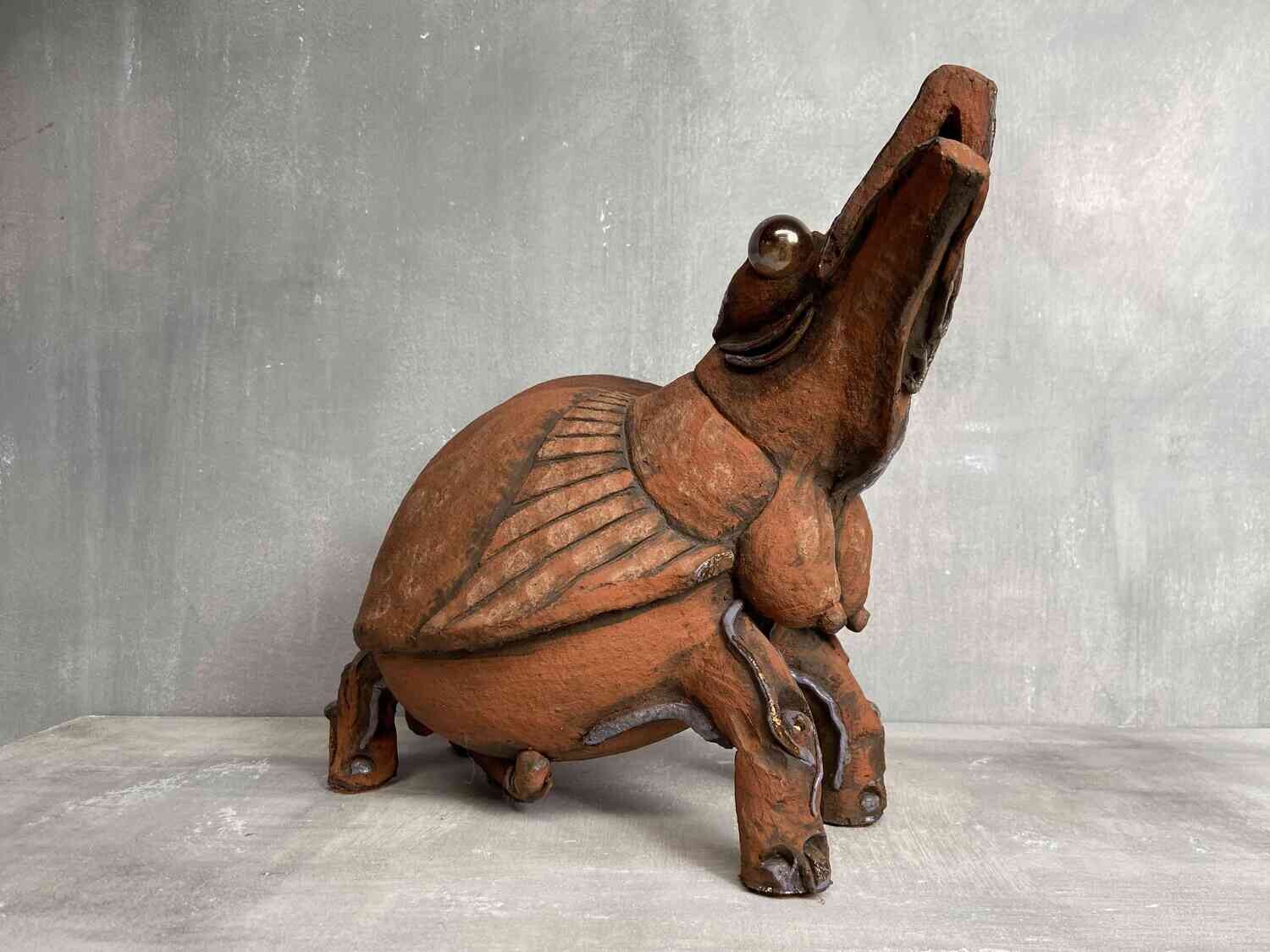 Terracotta Fantasy Creature by Michel Herreman Terracotta Fantasy Creature by Michel Herreman