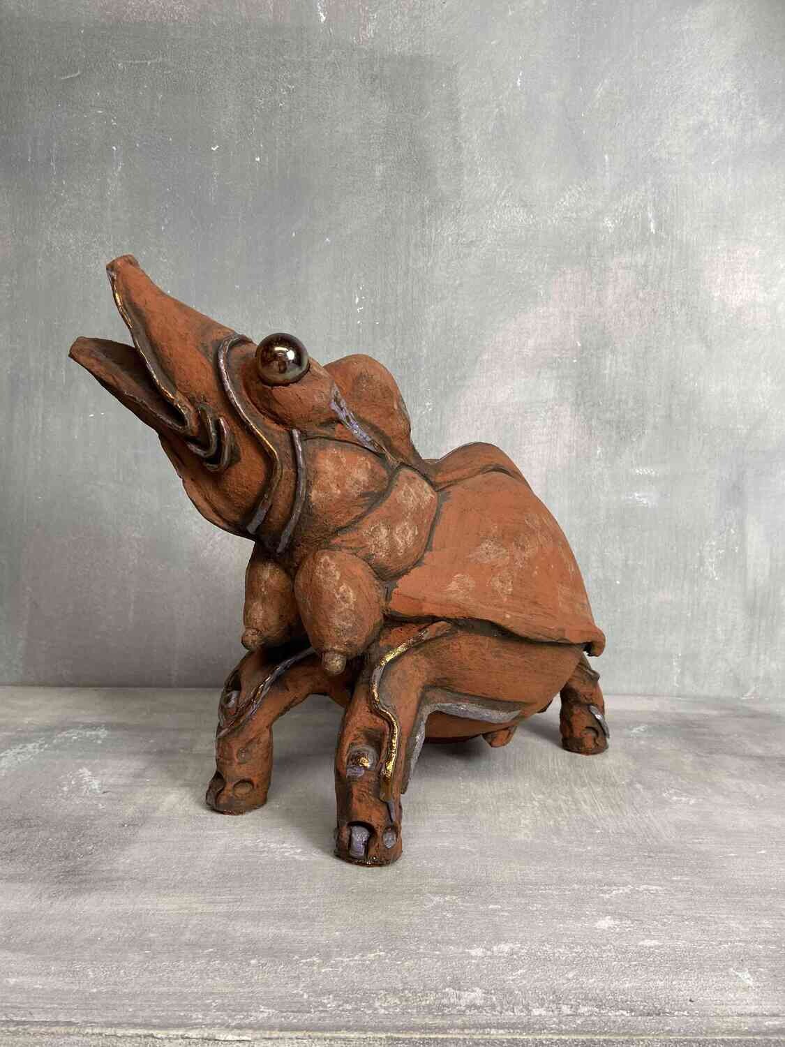 Terracotta Fantasy Creature by Michel Herreman Terracotta Fantasy Creature by Michel Herreman