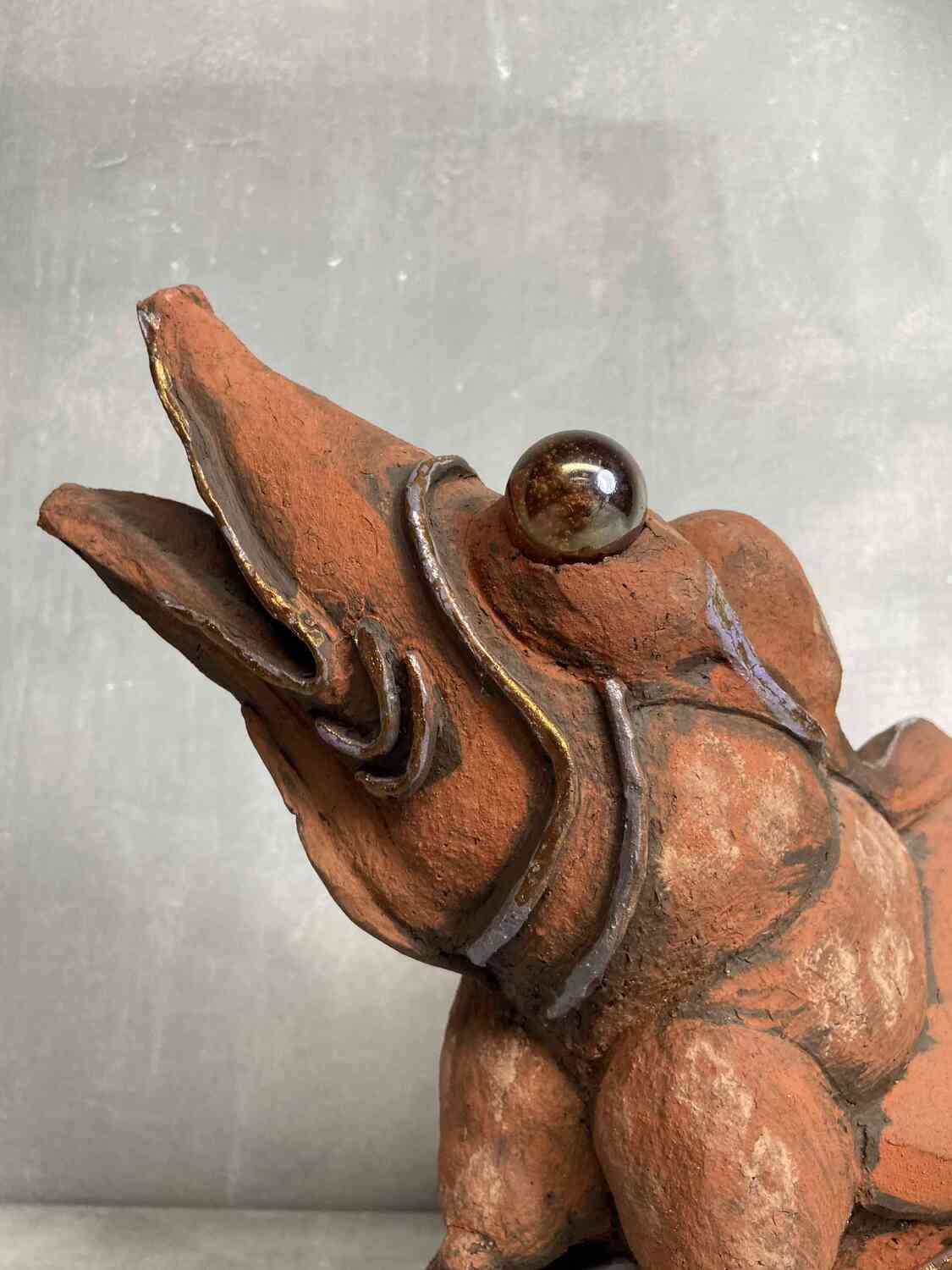 Terracotta Fantasy Creature by Michel Herreman Terracotta Fantasy Creature by Michel Herreman