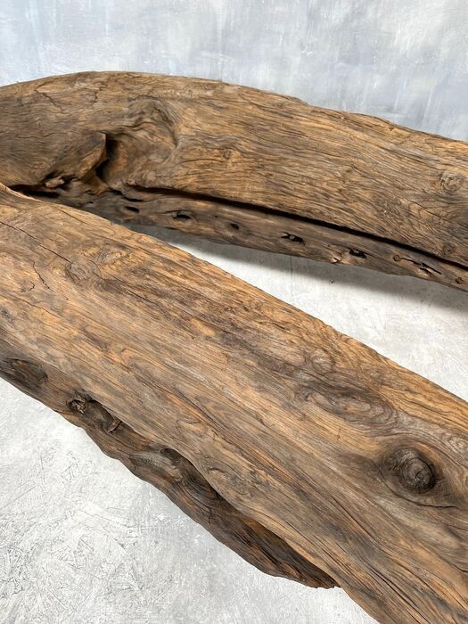 Paar Monumentale Japanse Hinoki Tempelbalken, Edo-periode, 1700–1799