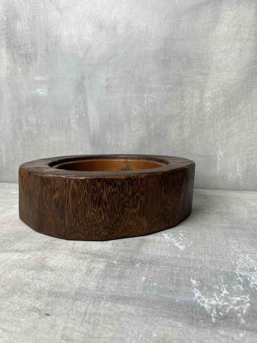 Antique Japanese Wooden Hibachi with Copper Liner, ca. 1900–1920 Antique Japanese Wooden Hibachi with Copper Liner, ca. 1900–1920