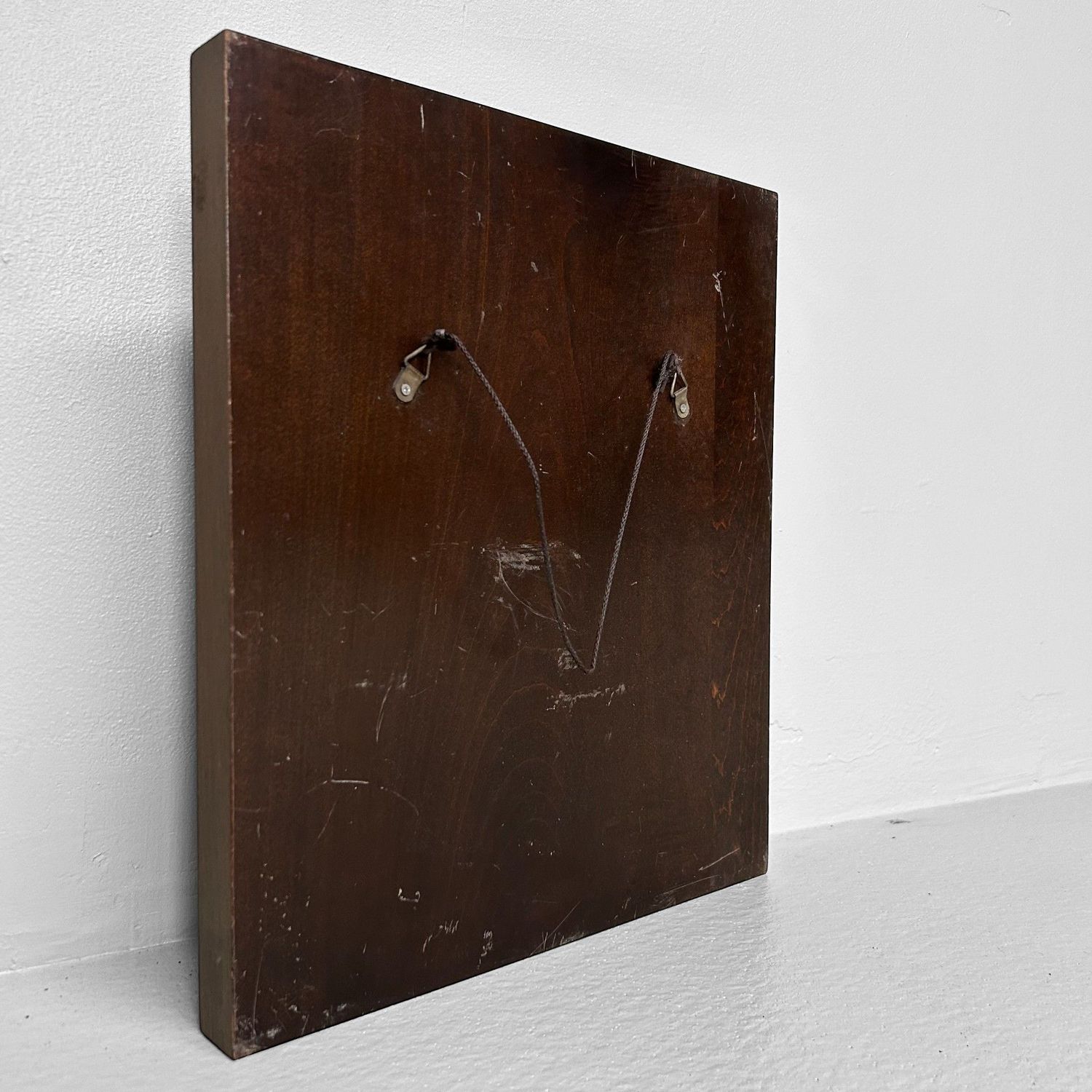 Japans Handgesneden Houten Wandpaneel met Magnolia, ca. 1950–1960