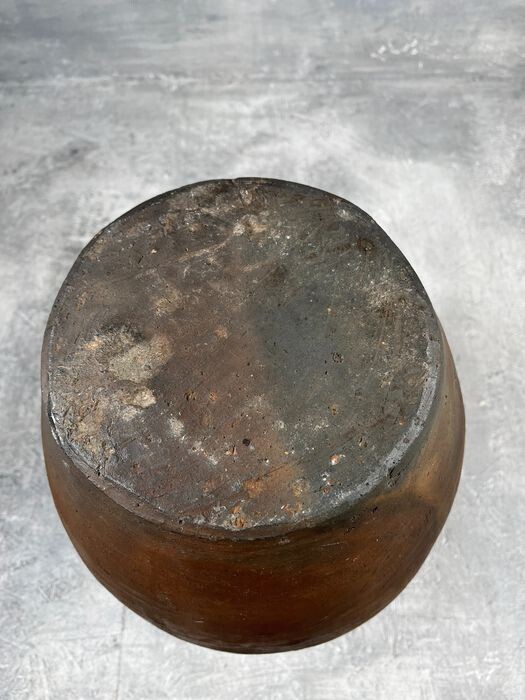 Antieke Japanse Chatsubo Theepot in Steengoed, Meiji-periode, 1868–1912 Antieke Japanse Chatsubo Theepot in Steengoed, Meiji-periode, 1868–1912