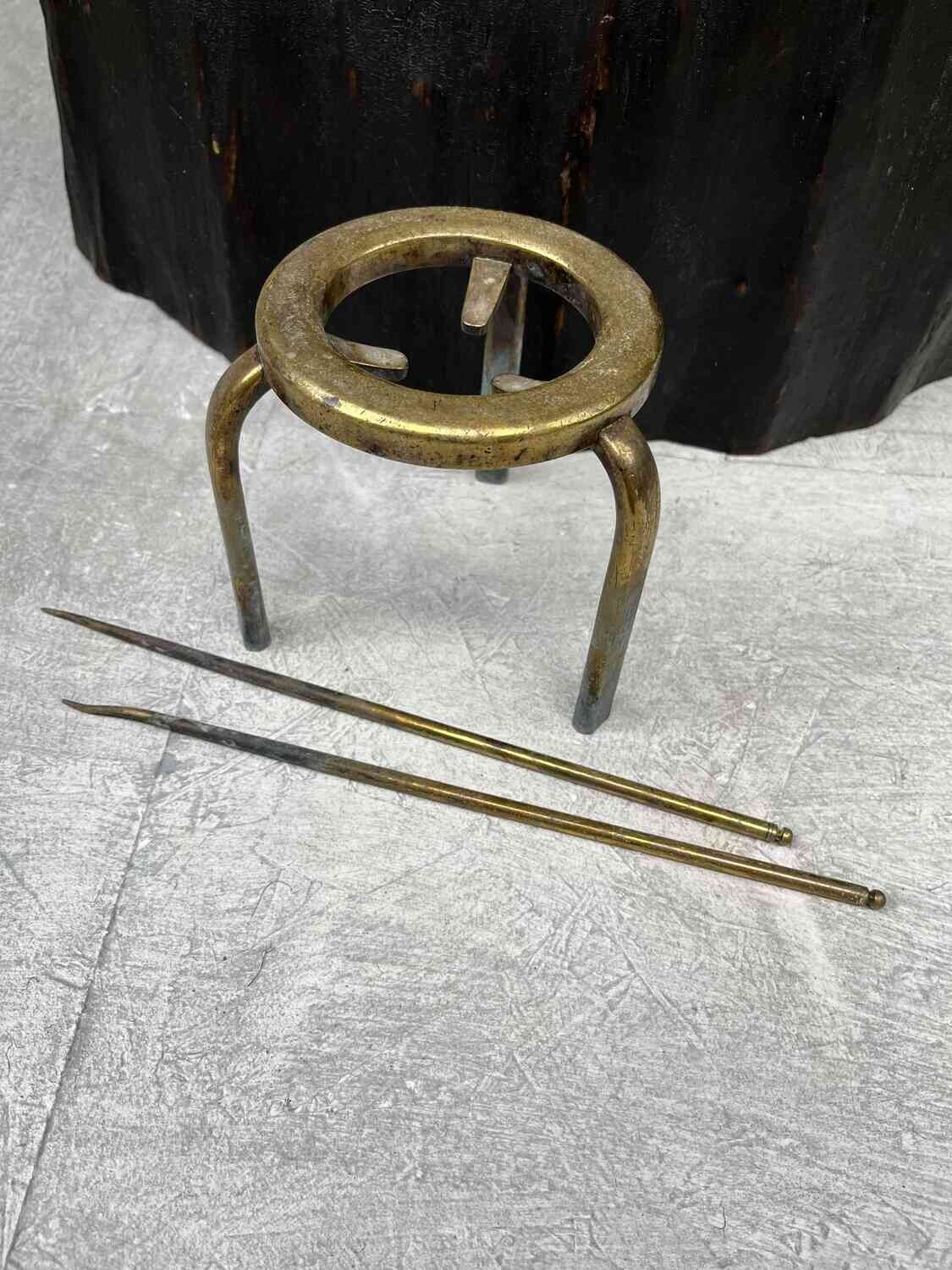 Antique Japanese Tree-Trunk Hibachi with Copper Liner, Meiji Period, 1868–1912