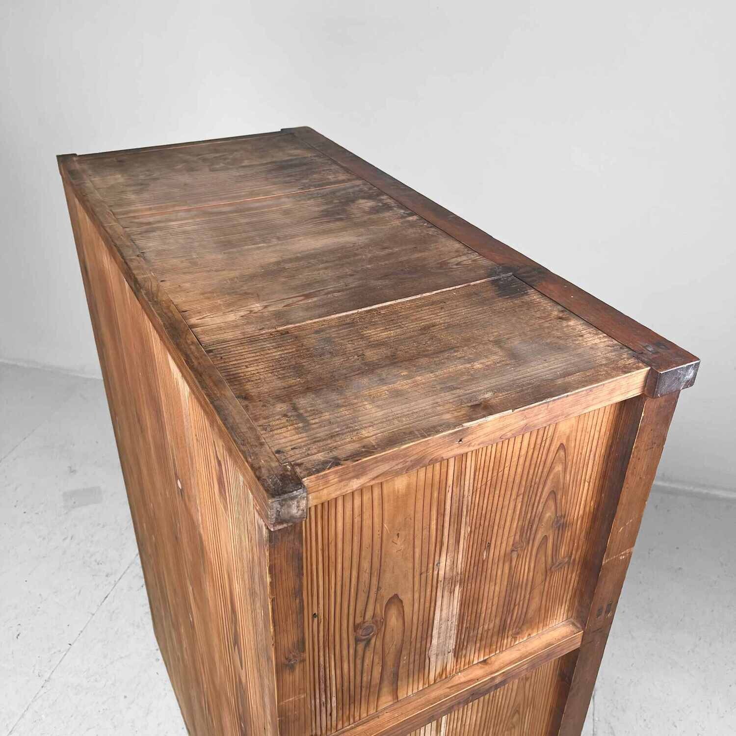 Japanese Tea Cupboard Cha Tansu, Taisho Era
