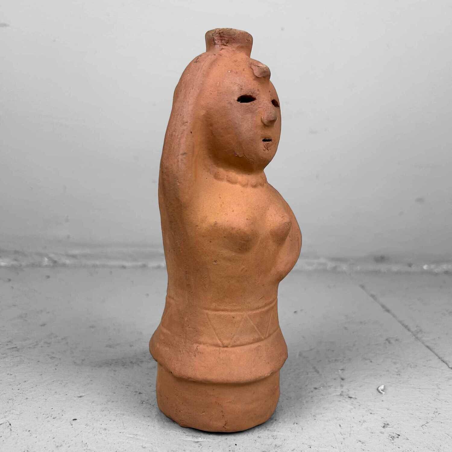 Waterdraagster Haniwa Keramiek, Miyazaki, jaren '60, Japan.