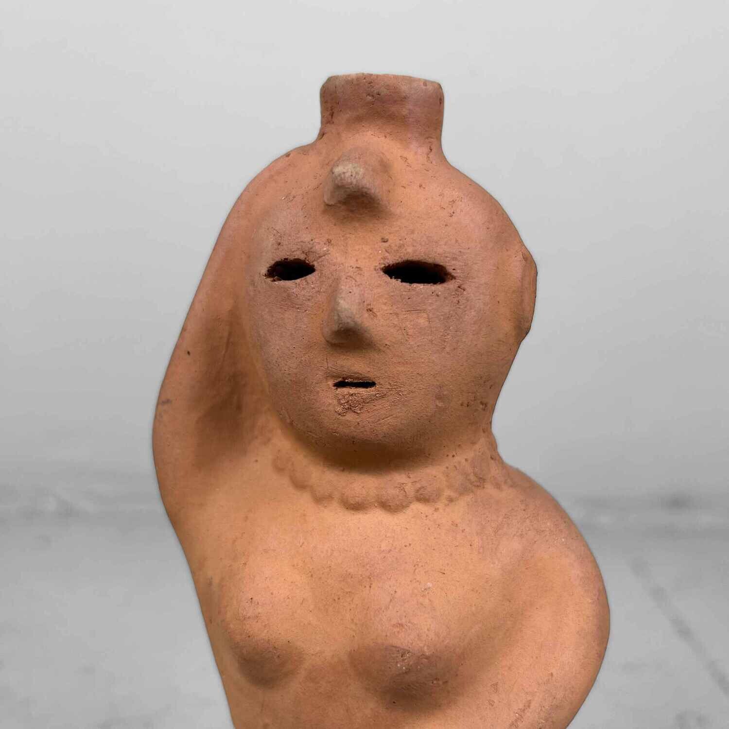 Waterdraagster Haniwa Keramiek, Miyazaki, jaren '60, Japan.