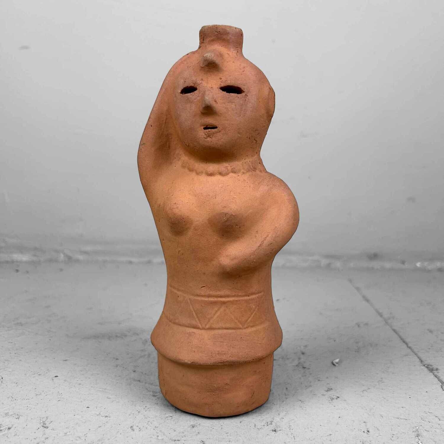 Waterdraagster Haniwa Keramiek, Miyazaki, jaren '60, Japan.