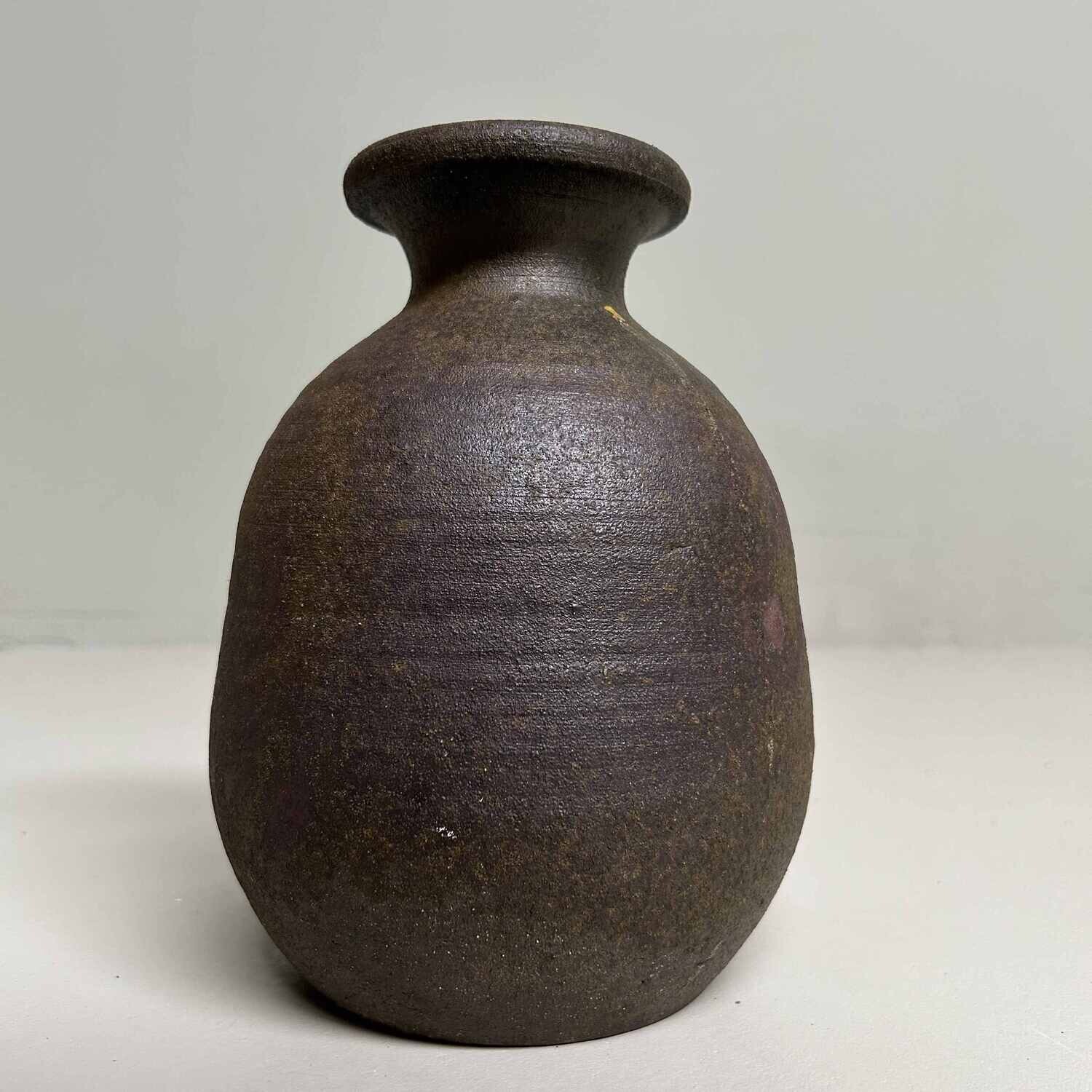 Japanese Chōtarō-yaki Ikebana Vase, Kagoshima, 1950s