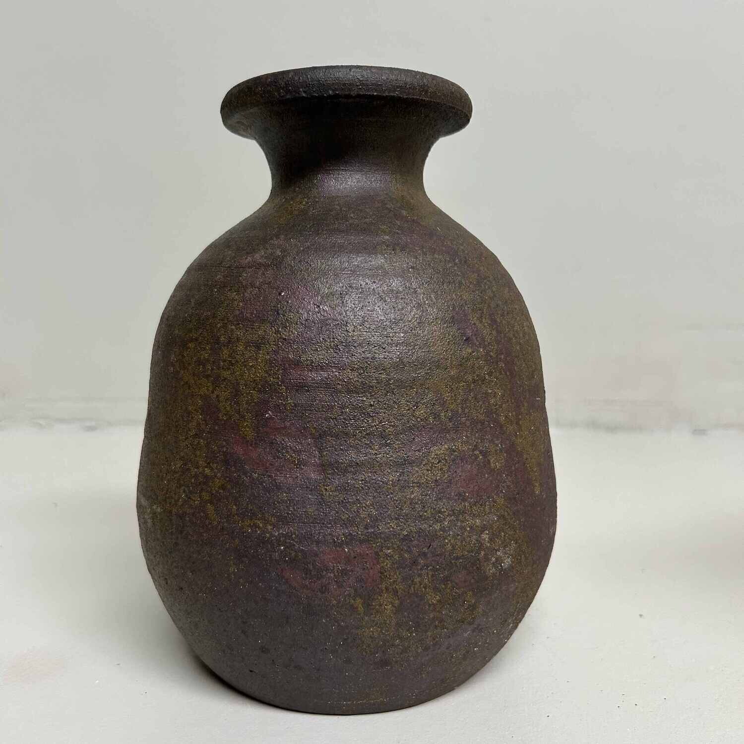 Japanese Chōtarō-yaki Ikebana Vase, Kagoshima, 1950s