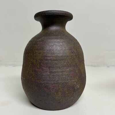 Japanese Chōtarō-yaki Ikebana Vase, Kagoshima, 1950s