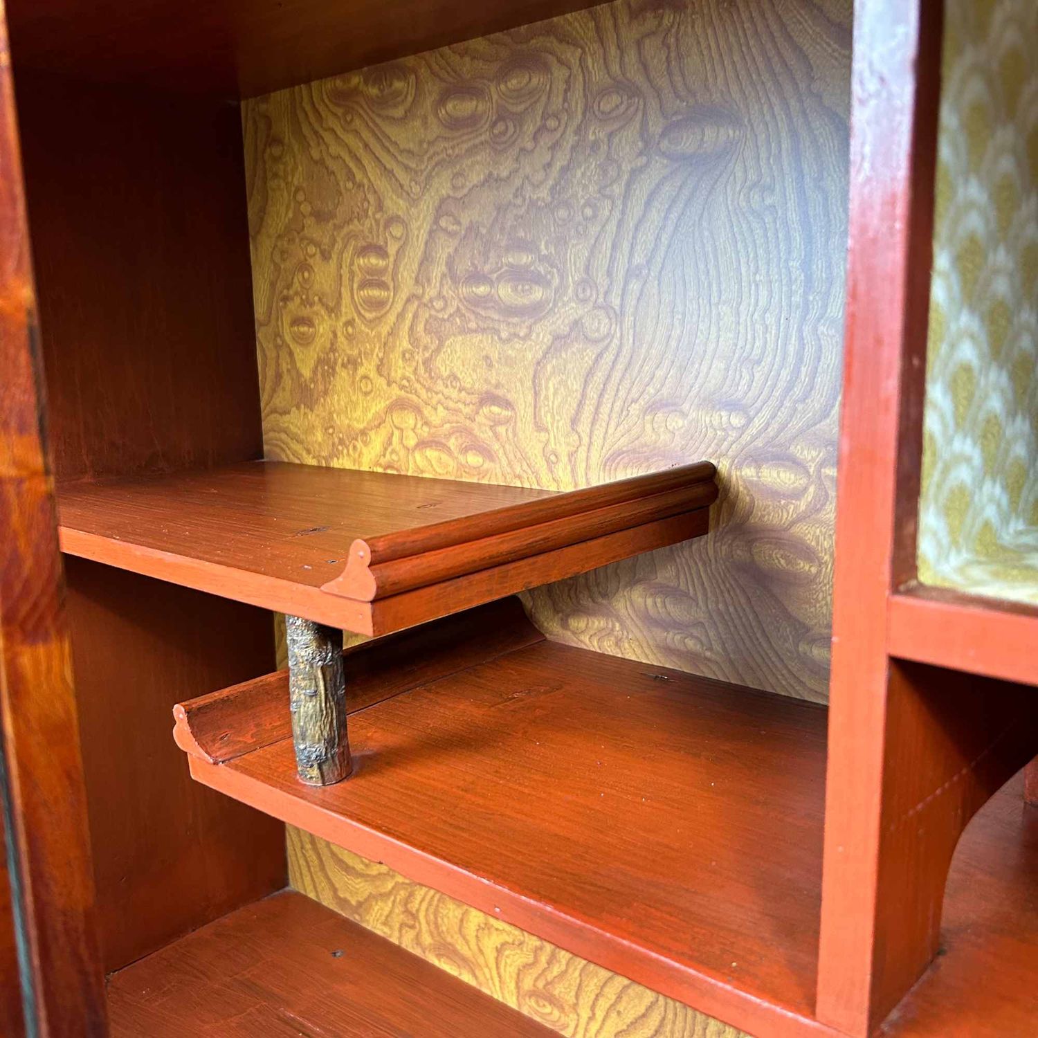 Vintage Cha Tansu, Japanse Theekast, Shōwa Periode.