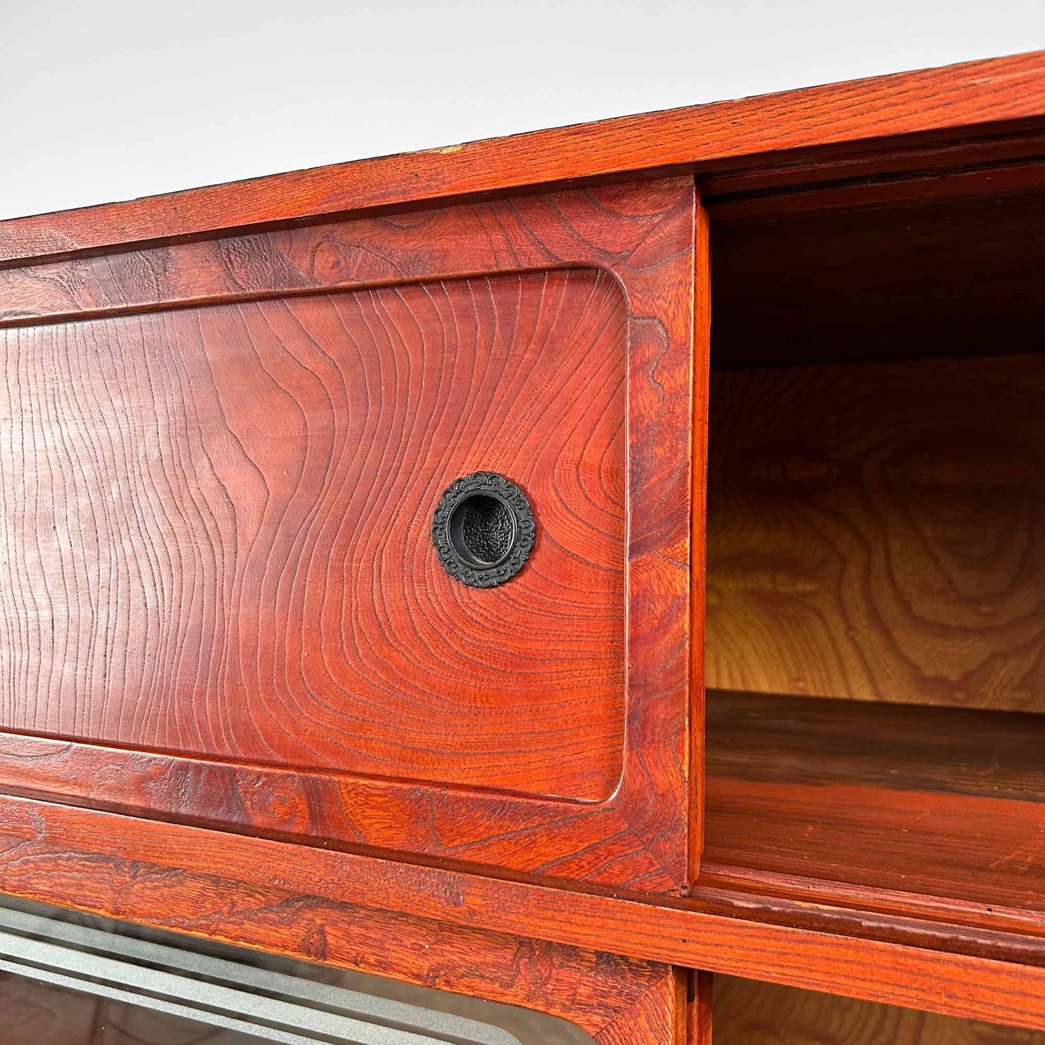 Vintage Cha Tansu, Japanse Theekast, Shōwa Periode.