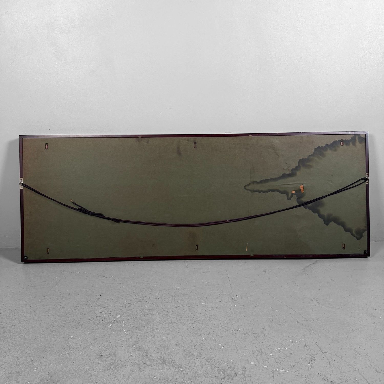 Grote Japanse Shodō Kalligrafie in Luxe Inlijsting, 1960s