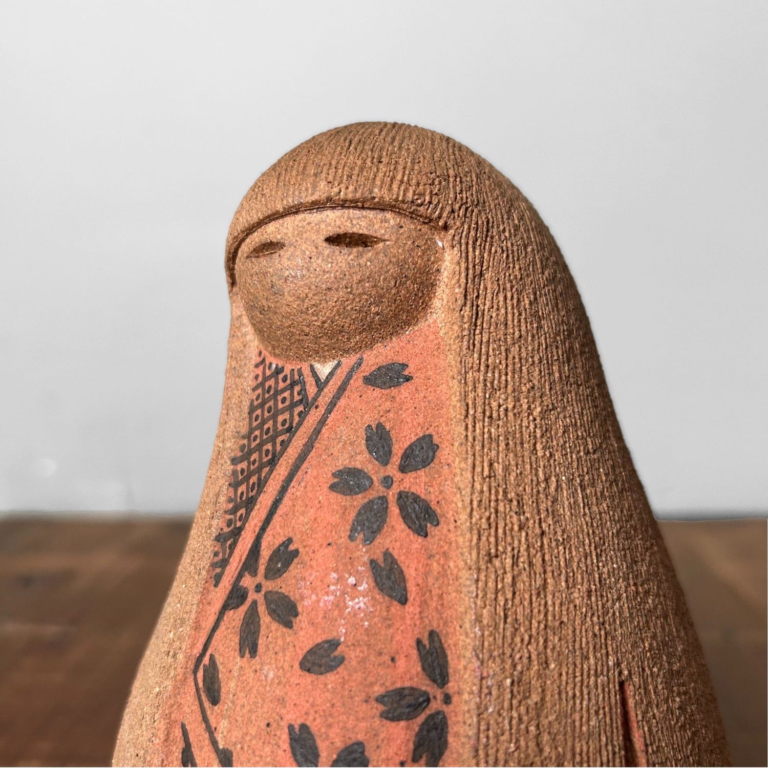 Rare Set of Terracotta Kokeshi, Shōwa Period, Japan.
