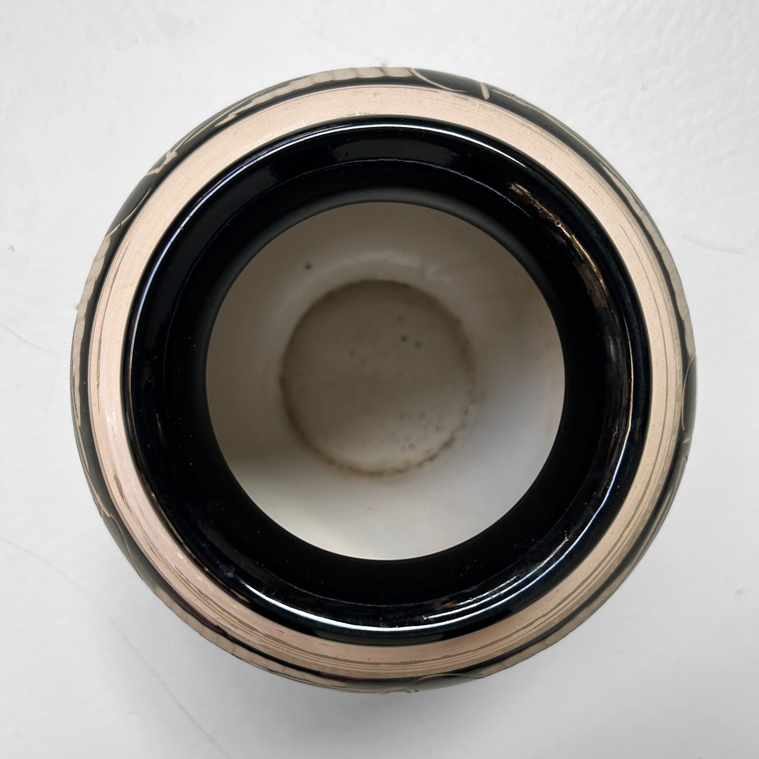 Japanese Vintage Ikebana Vase, Eitai Tōki, 1970s. Japanese Vintage Ikebana Vase, Eitai Tōki, 1970s.