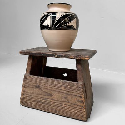 Japanse Vintage Ikebana Vaas, Eitai Tōki, jaren '70.