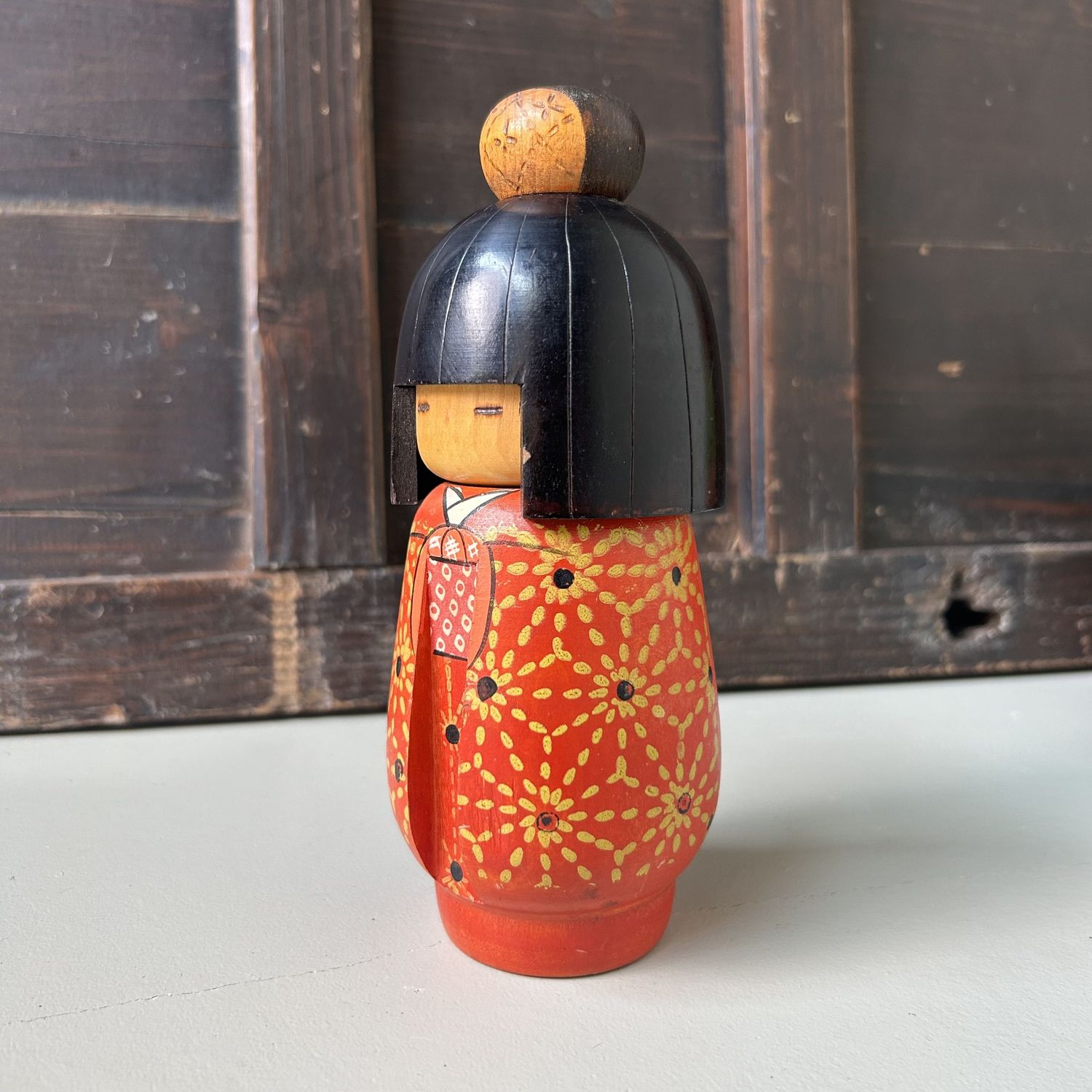 Vintage Japanse Kokeshi door Kazuo Takamizawa, 1970s