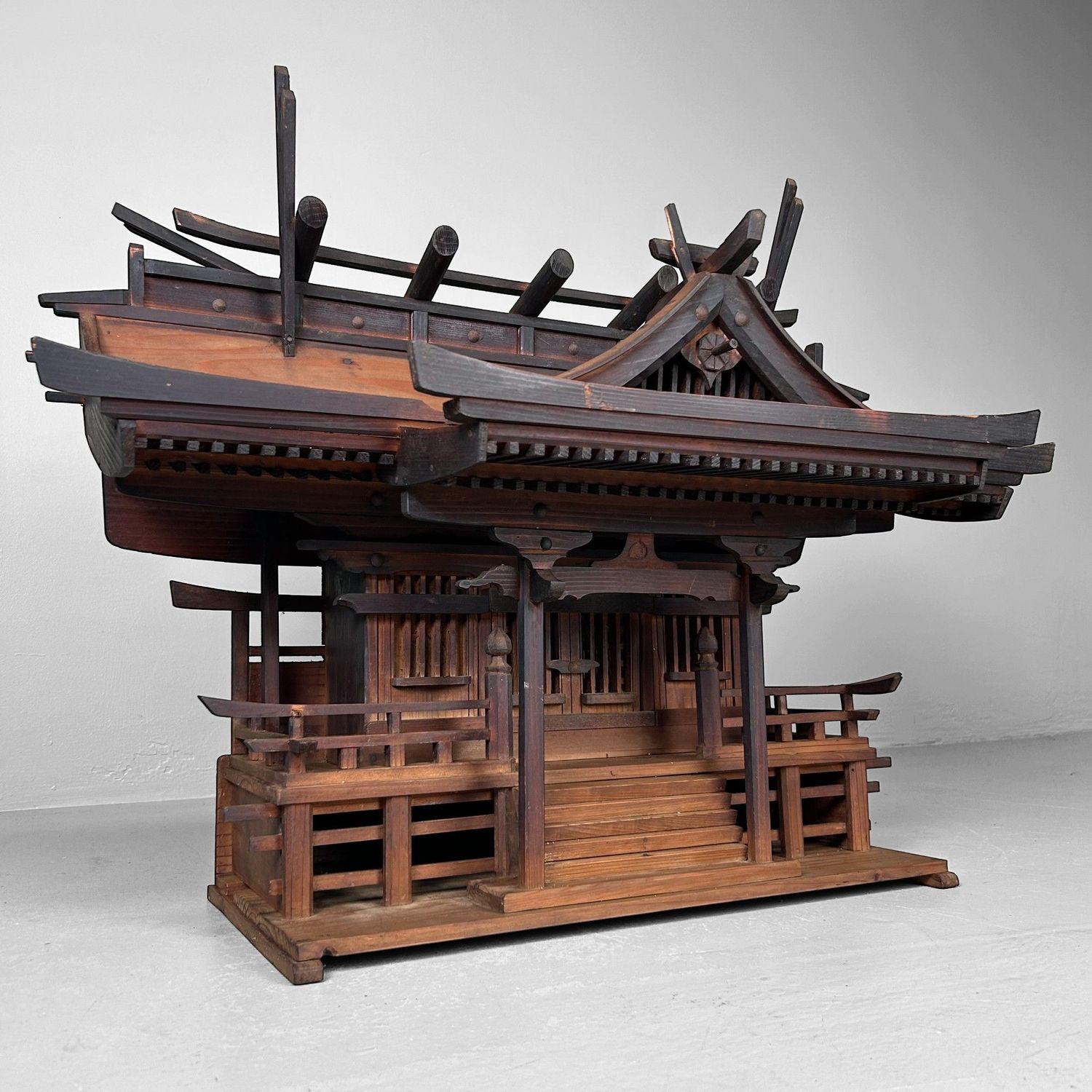 Rare Meiji-Era Kamidana – Japanese Shinto Shrine (c. 1868–1912)