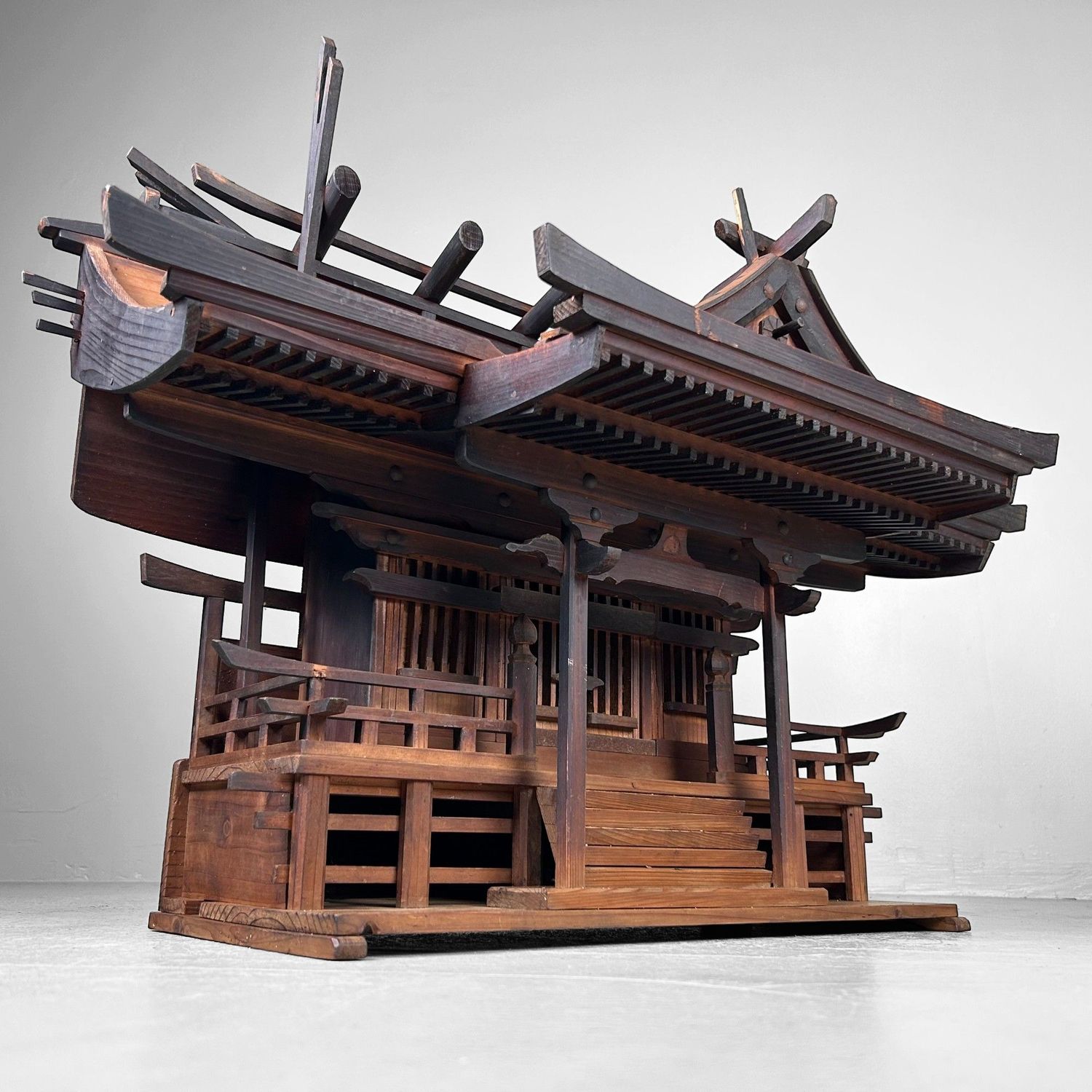 Rare Meiji-Era Kamidana – Japanese Shinto Shrine (c. 1868–1912)