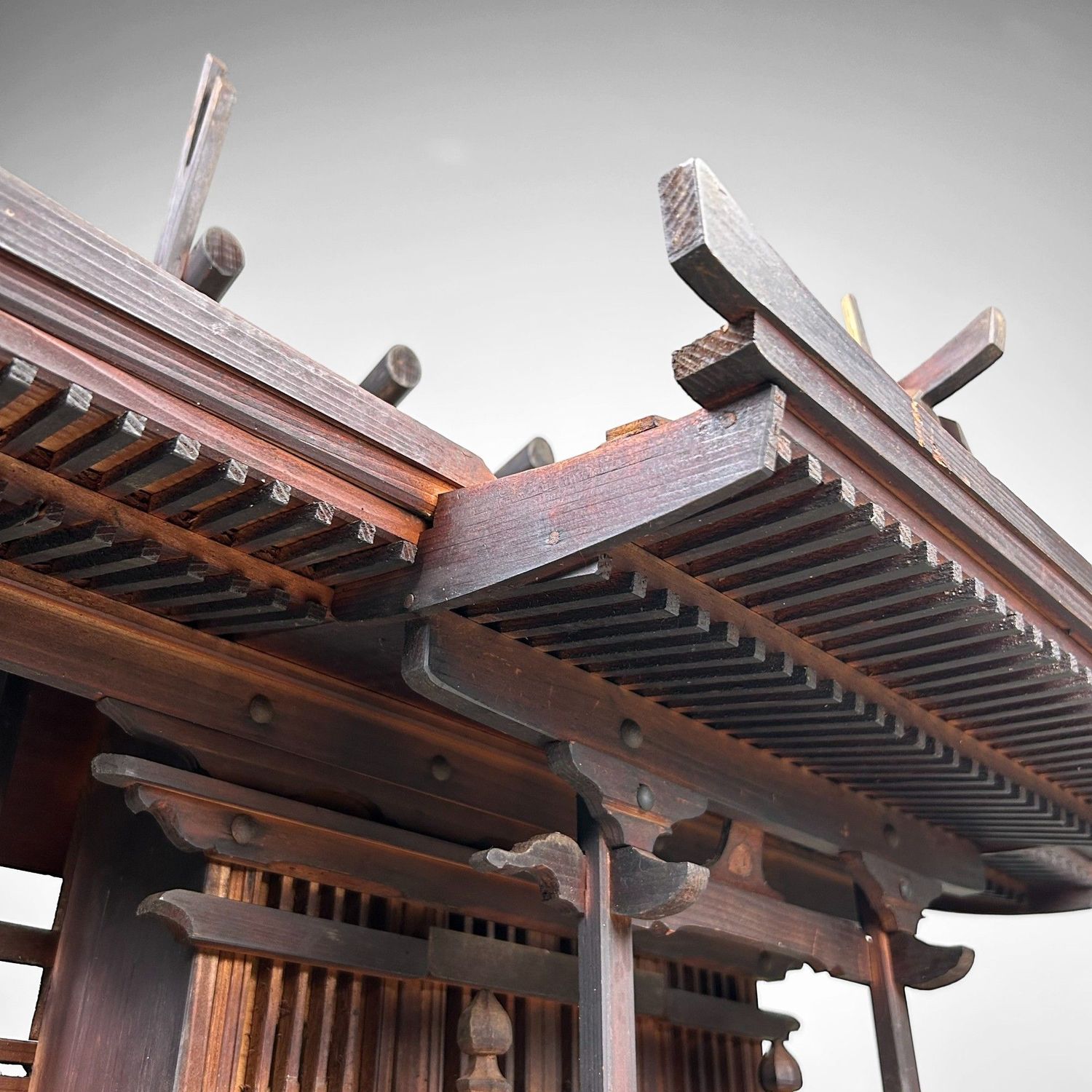Rare Meiji-Era Kamidana – Japanese Shinto Shrine (c. 1868–1912)