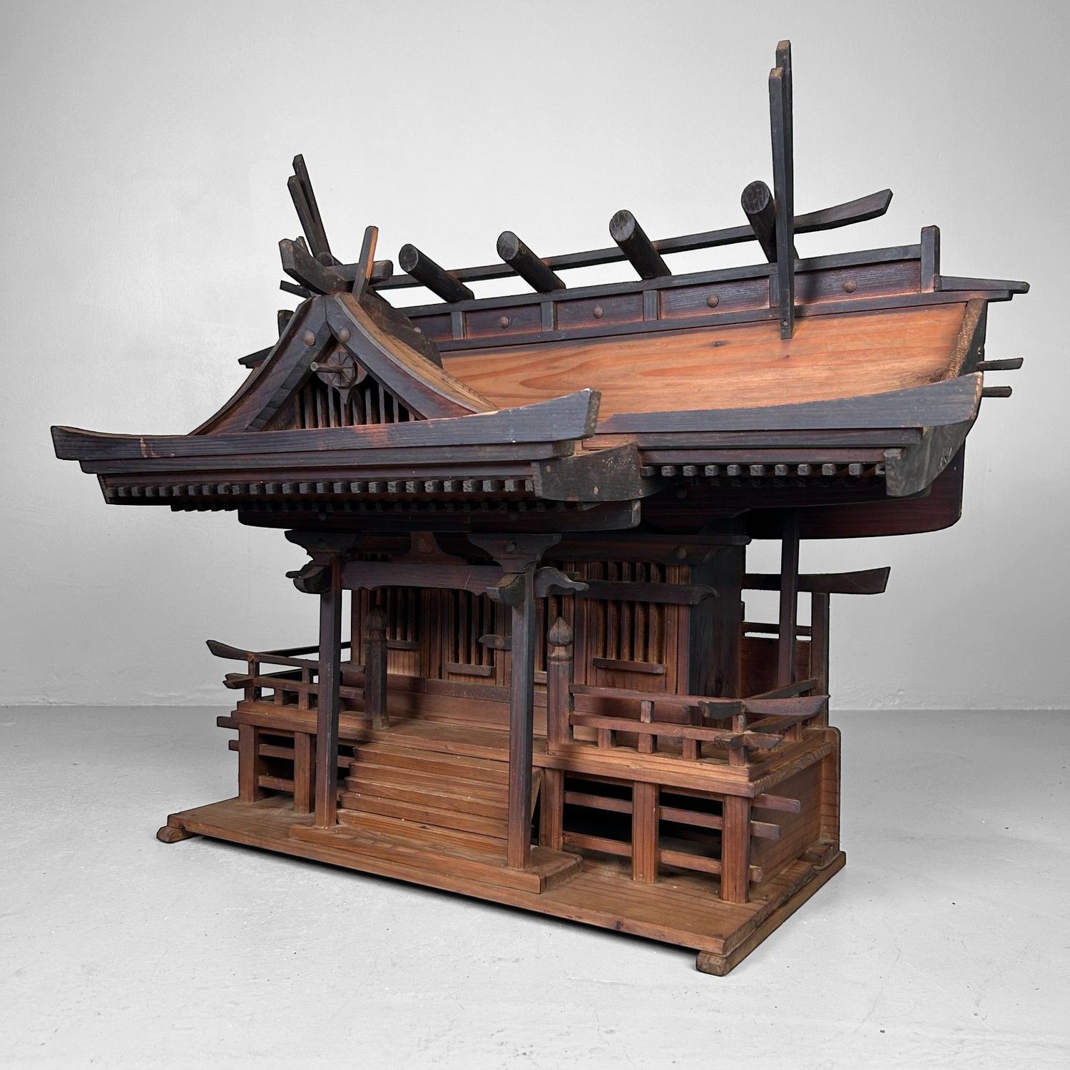 Rare Meiji-Era Kamidana – Japanese Shinto Shrine (c. 1868–1912)