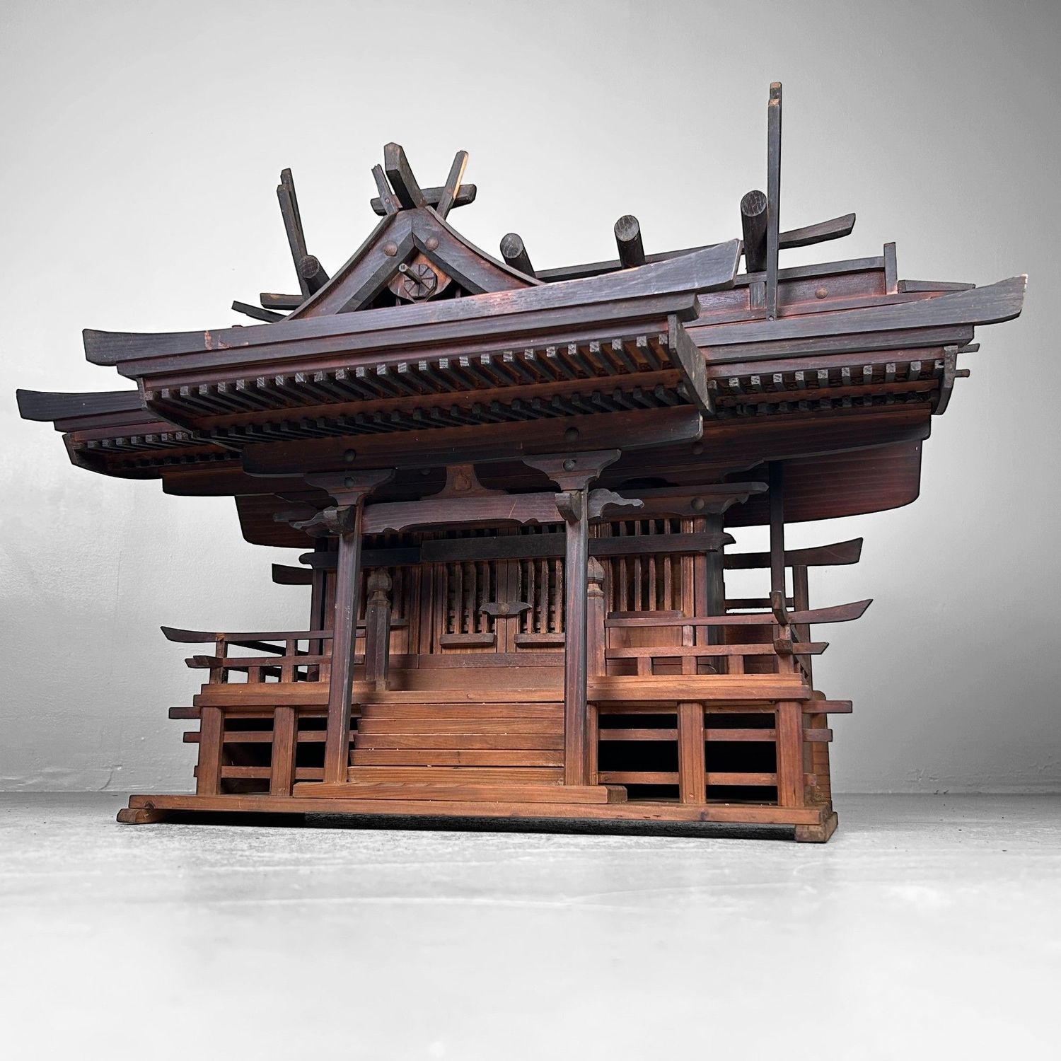 Rare Meiji-Era Kamidana – Japanese Shinto Shrine (c. 1868–1912)