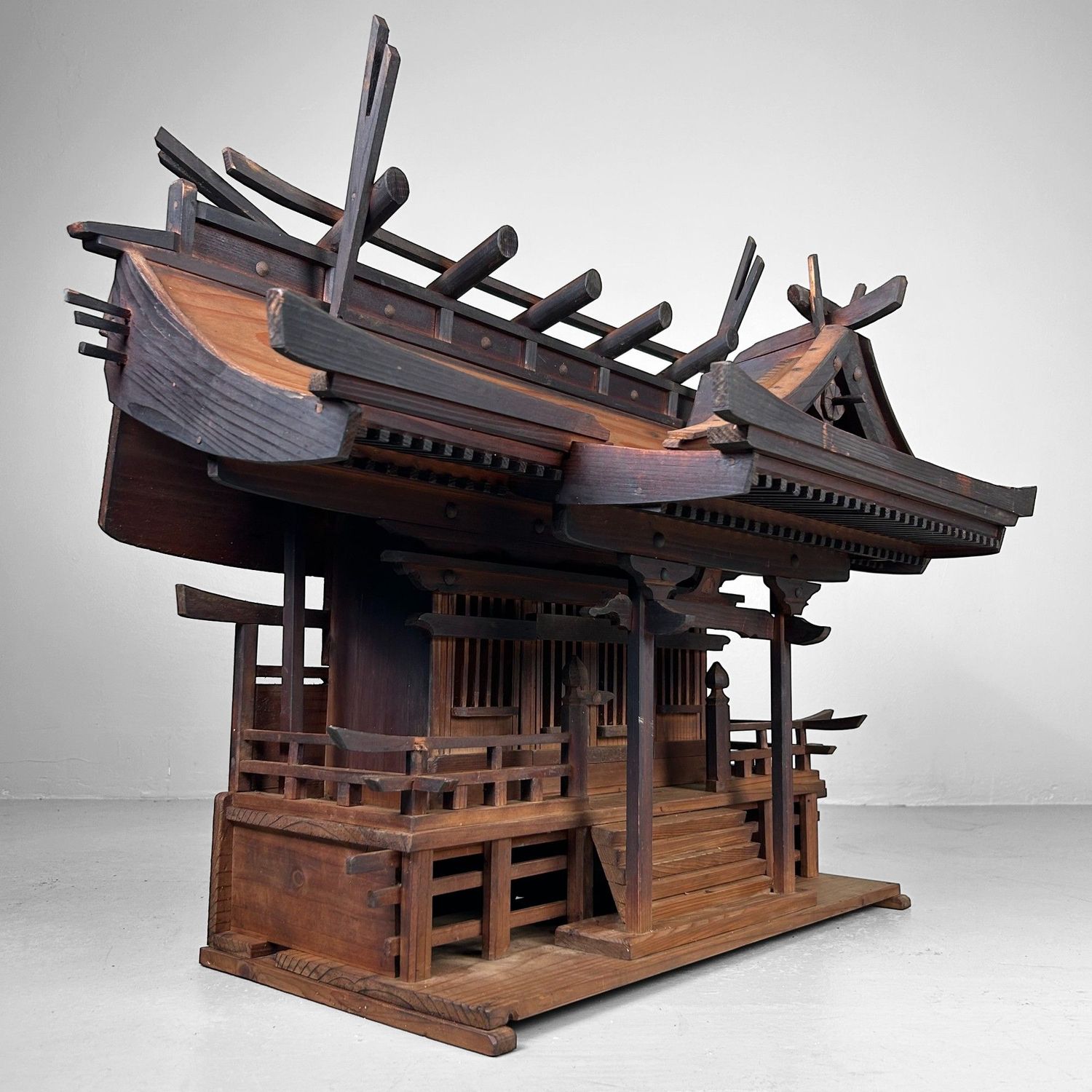 Rare Meiji-Era Kamidana – Japanese Shinto Shrine (c. 1868–1912)