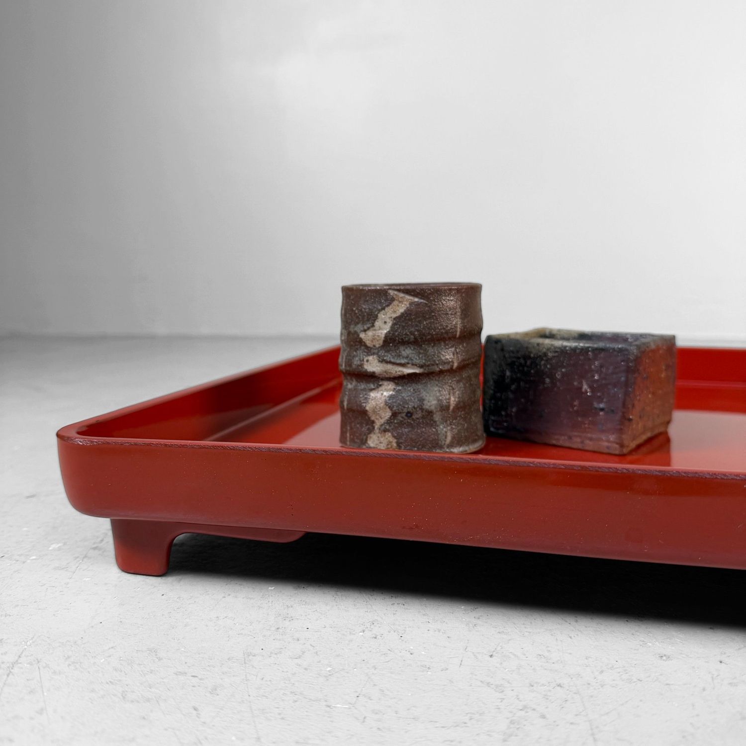 Traditional Japanese Serving Tray, Urushi Ozen, 1960s