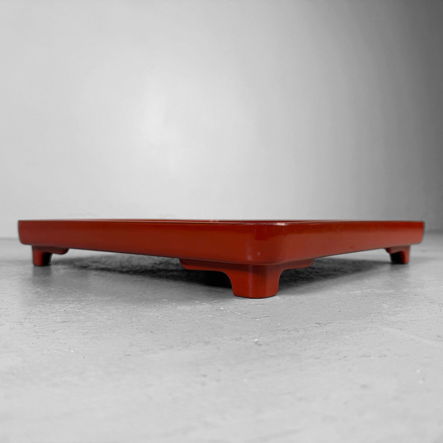 Traditional Japanese Serving Tray, Urushi Ozen, 1960s