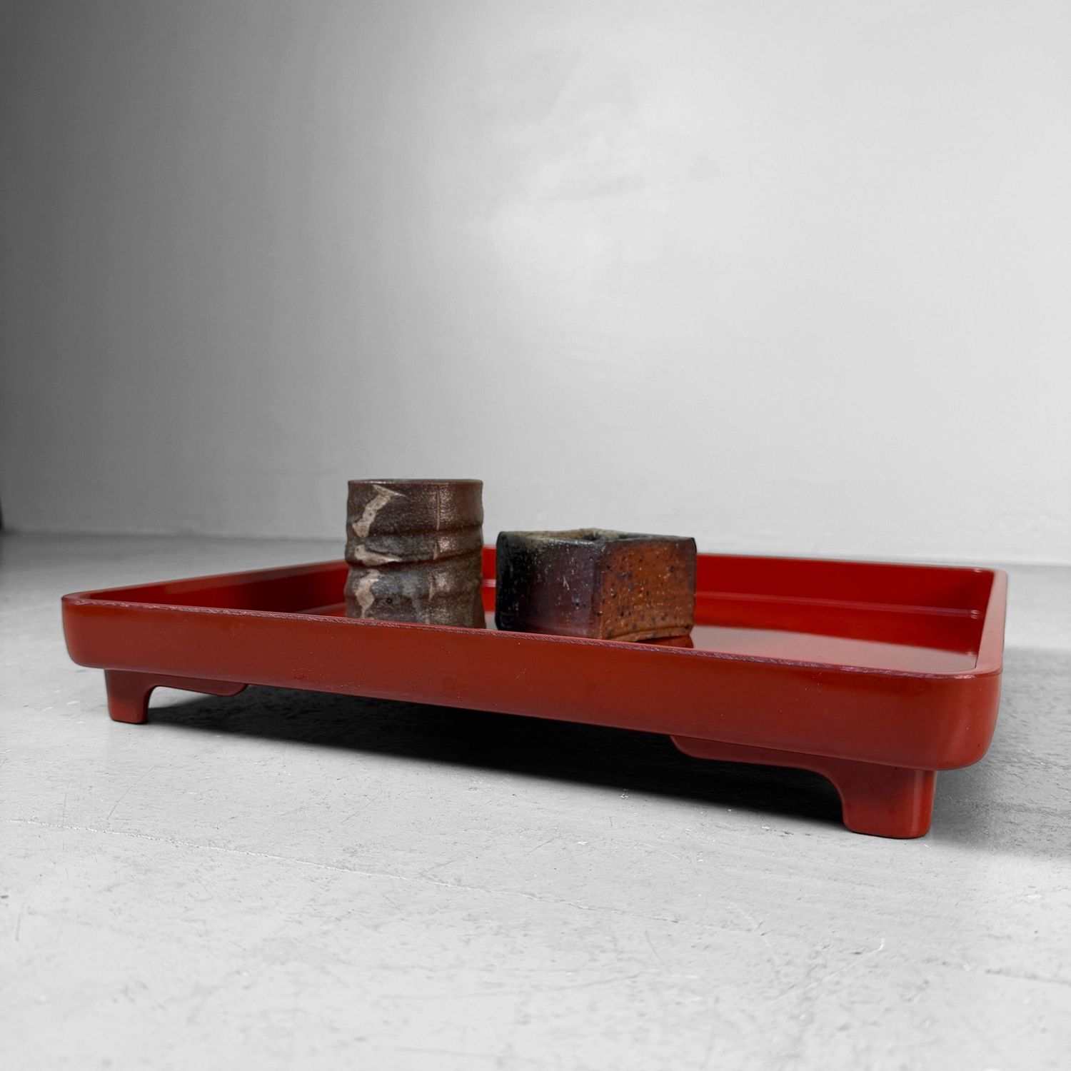 Traditional Japanese Serving Tray, Urushi Ozen, 1960s
