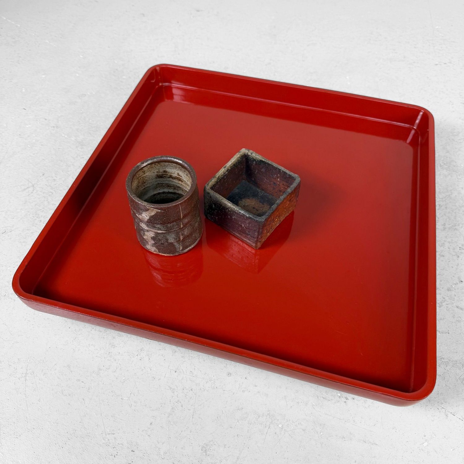 Traditional Japanese Serving Tray, Urushi Ozen, 1960s
