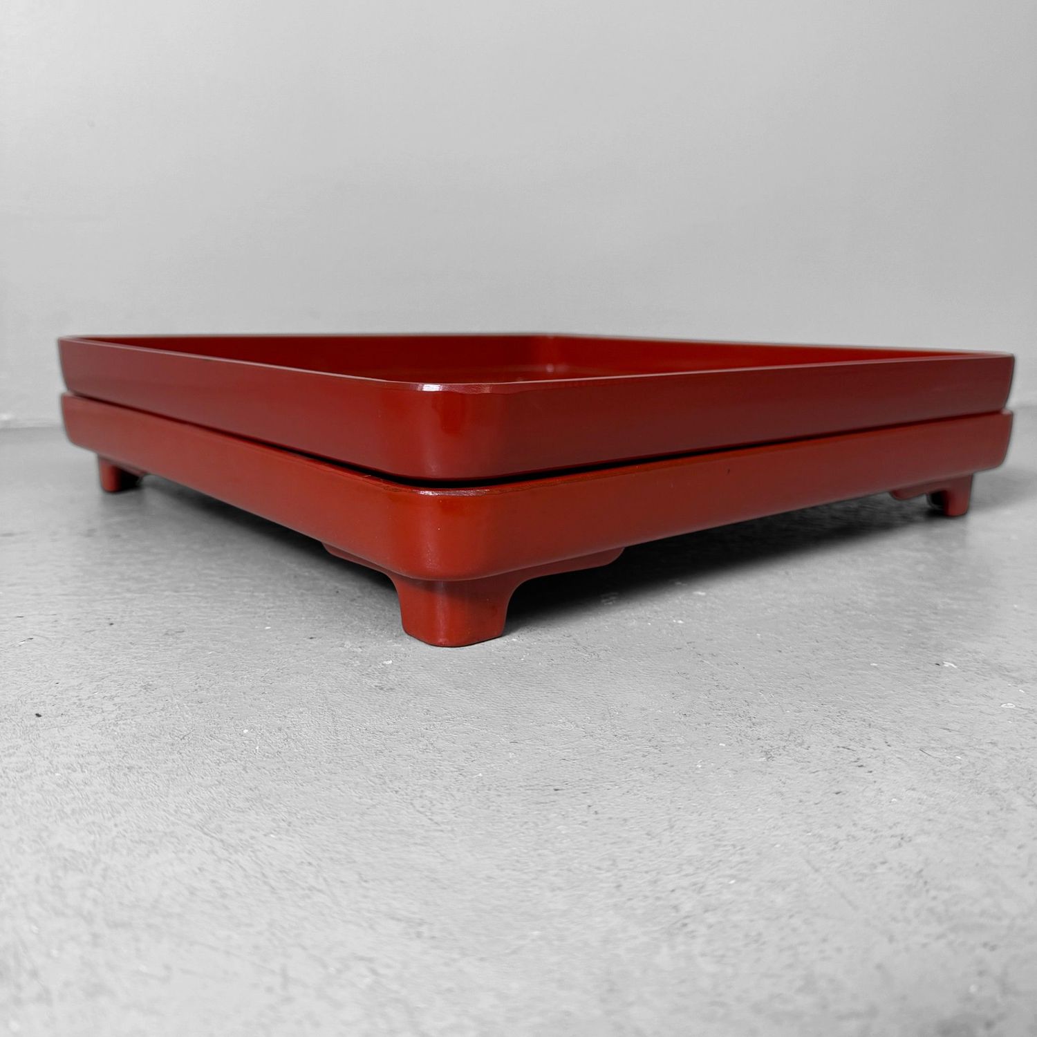Traditional Japanese Serving Tray, Urushi Ozen, 1960s